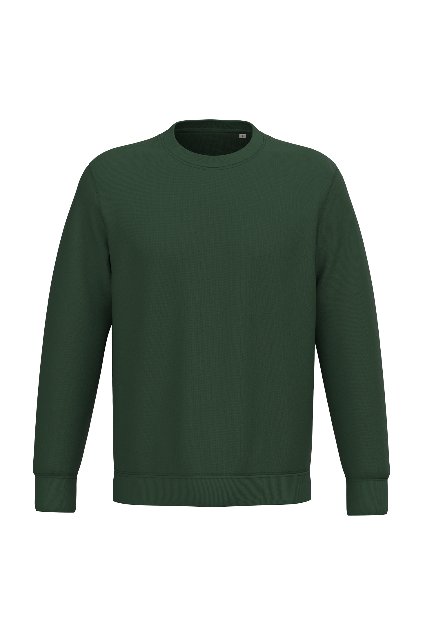 Native Spirit Ecologische uniseks sweater met ronde hals — Forest Green