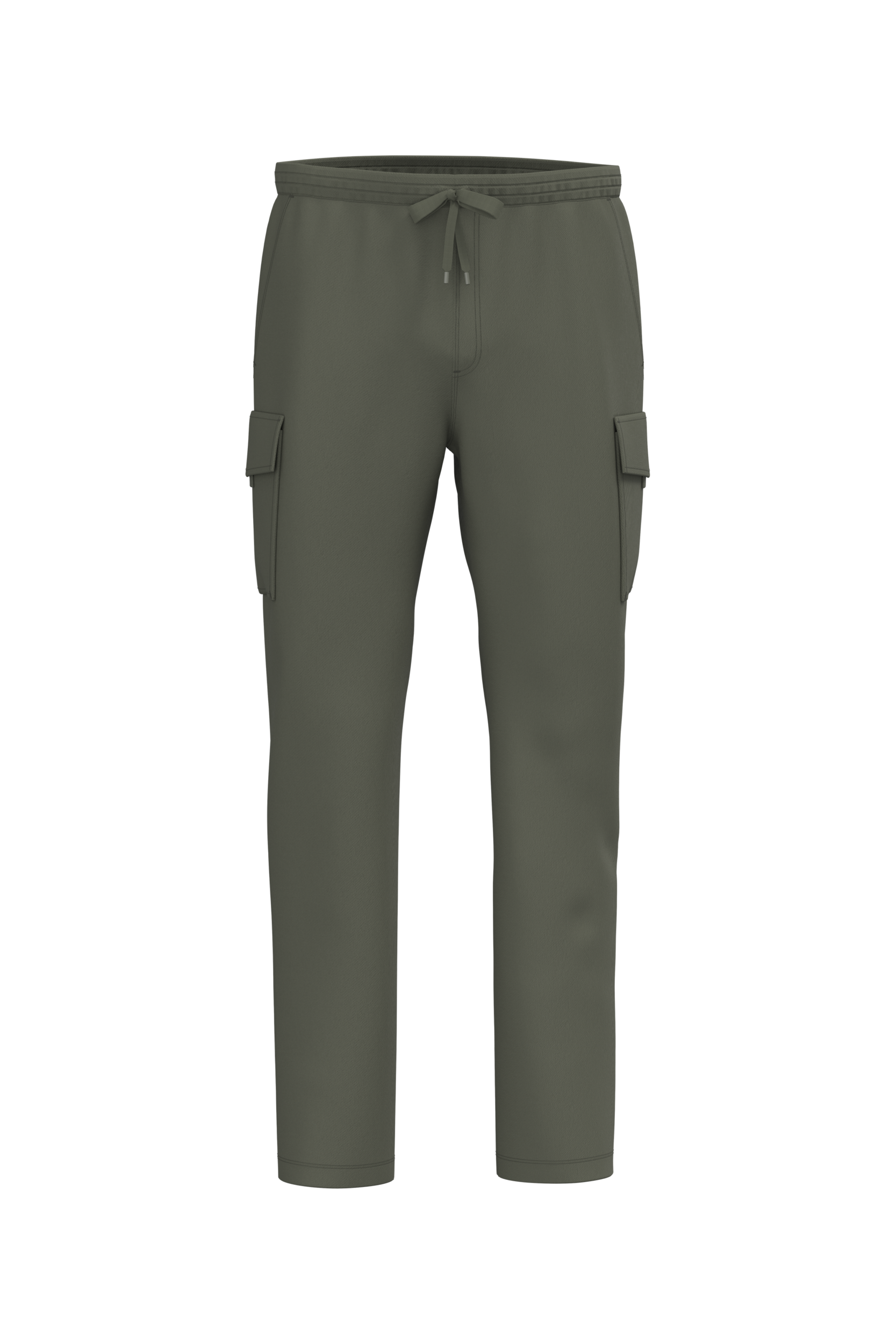 Native Spirit Ecologische verwassen heren cargobroek in French Terry — Washed Organic Khaki