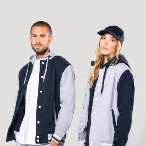 Kariban College jacket met capuchon unisex