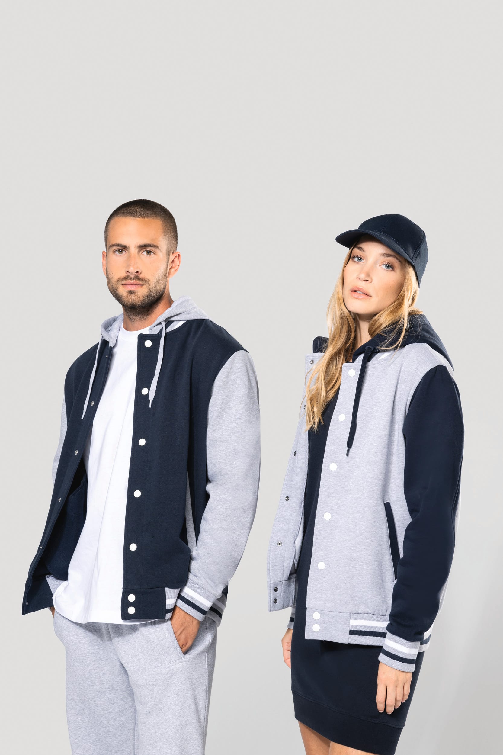 Kariban College jacket met capuchon unisex