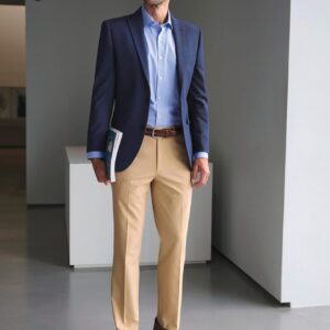 BROOK TAVERNER Heren Pantalon Oliver, getailleerde snit