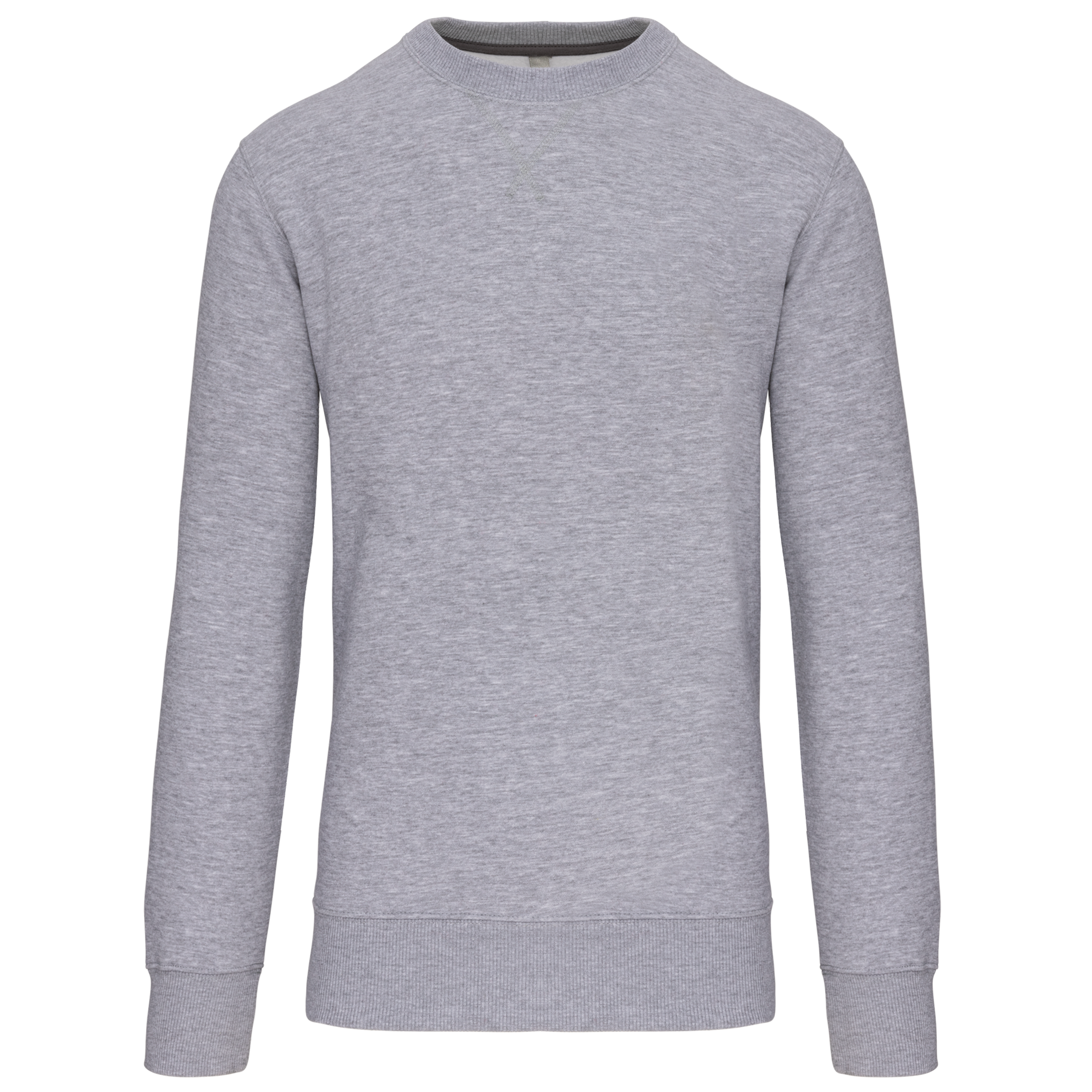 Kariban Sweater met ronde hals — Oxford Grey