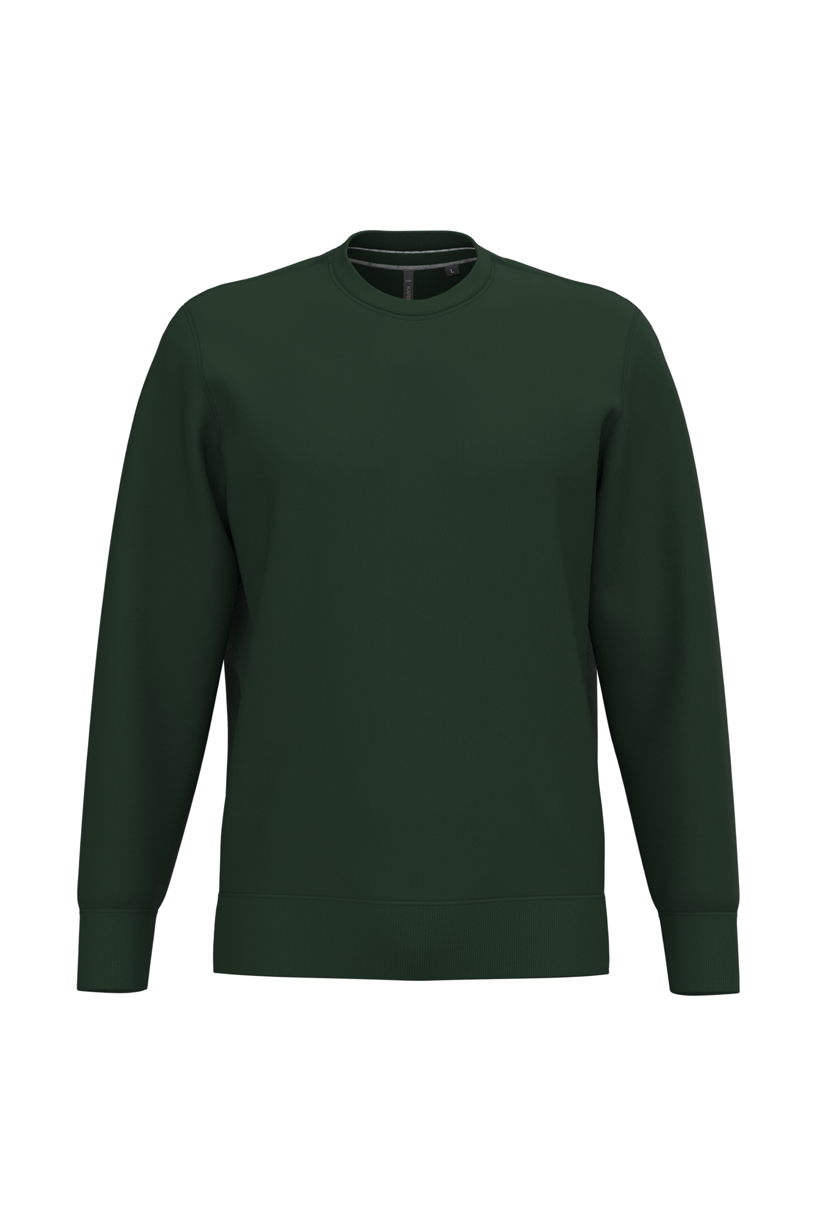 Kariban Sweater ronde hals — Forest Green