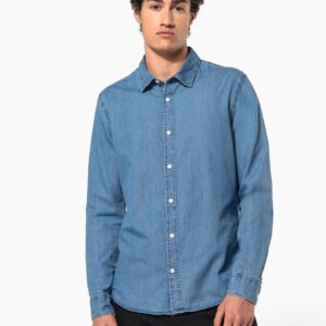 Kariban Herenoverhemd Denim