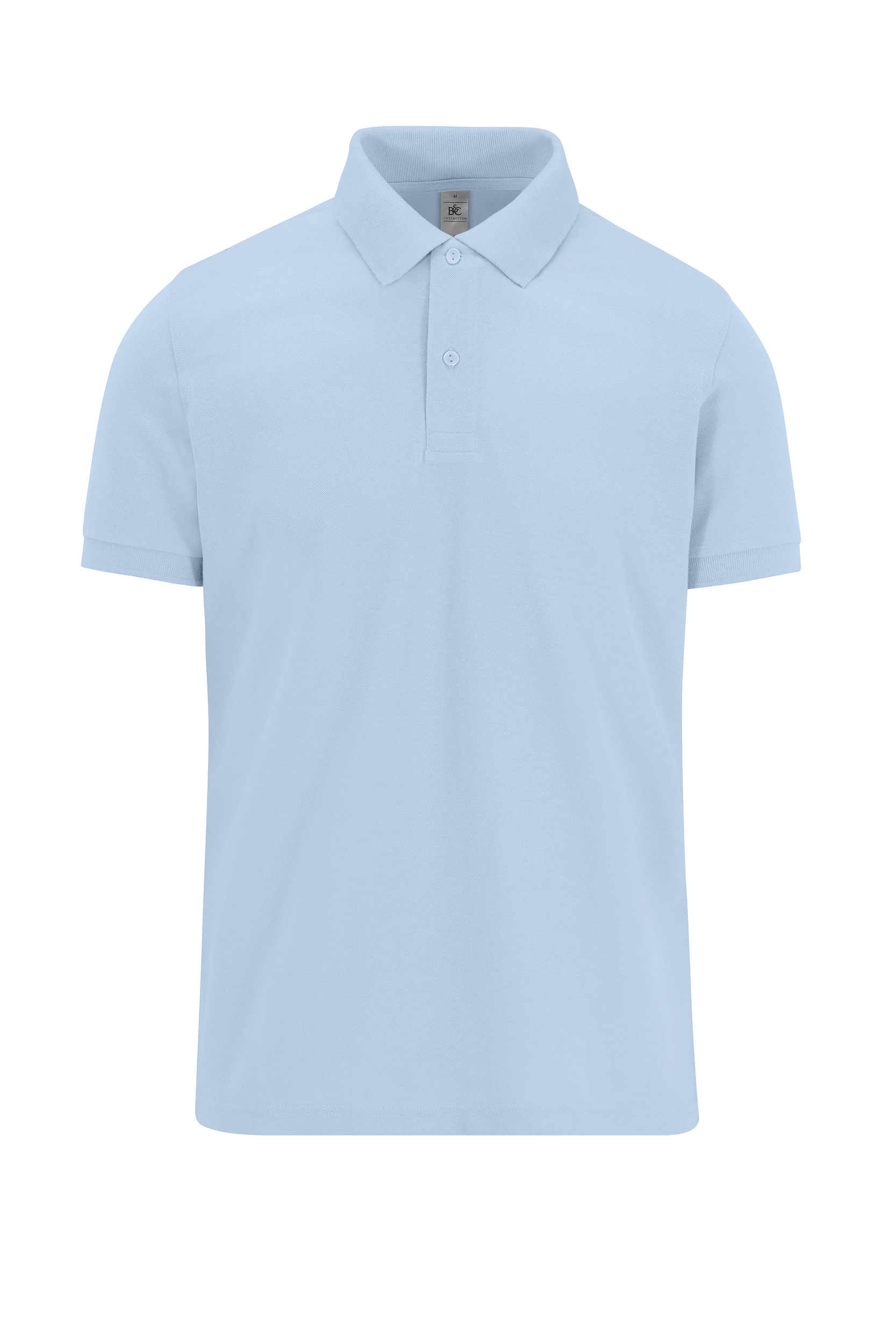 B&C MY POLO 180 Heren korte mouwen — Blush Blue