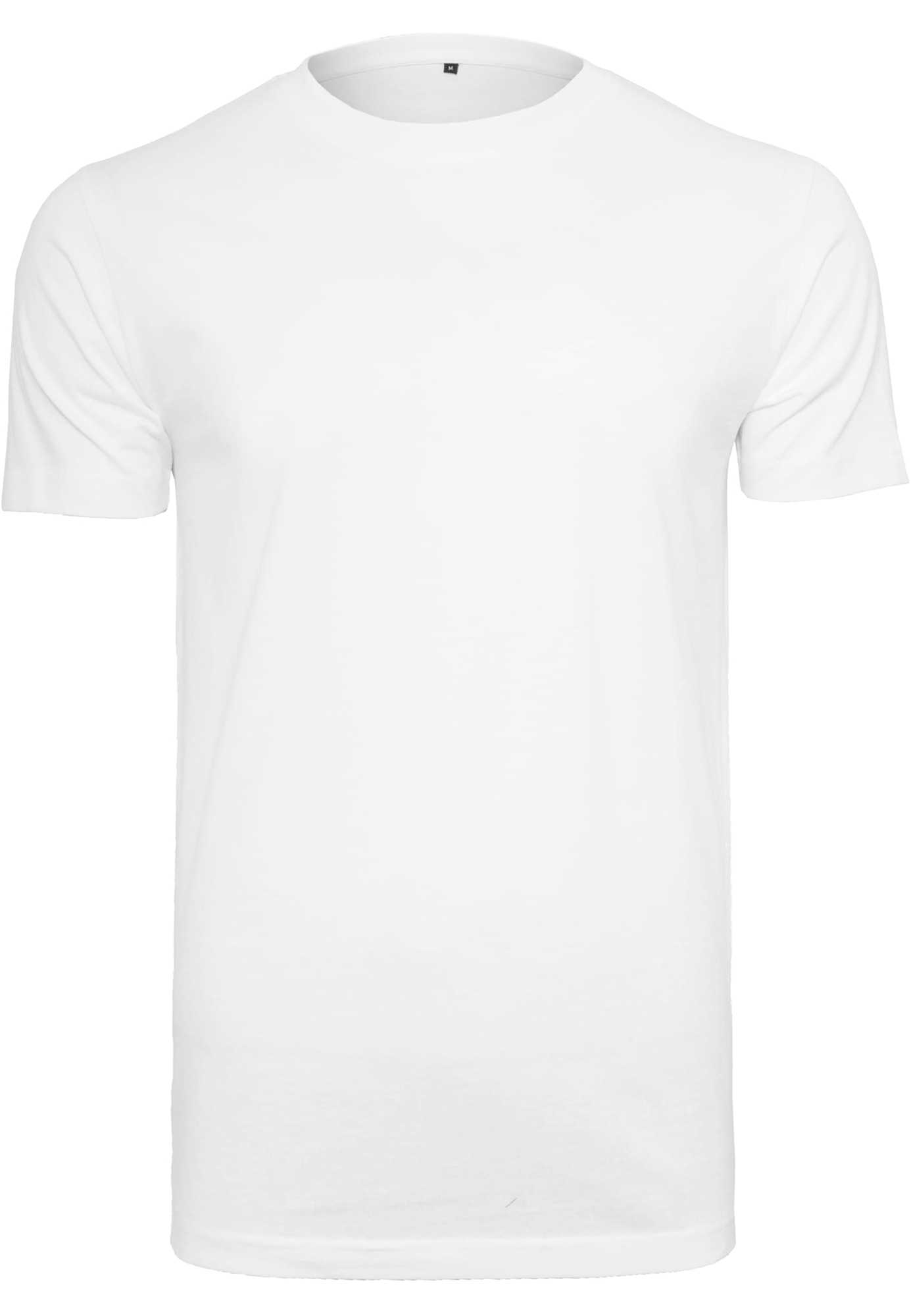 Build your brand T-shirt met ronde hals — White