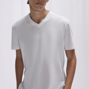 B&C T-shirt met V-hals #150