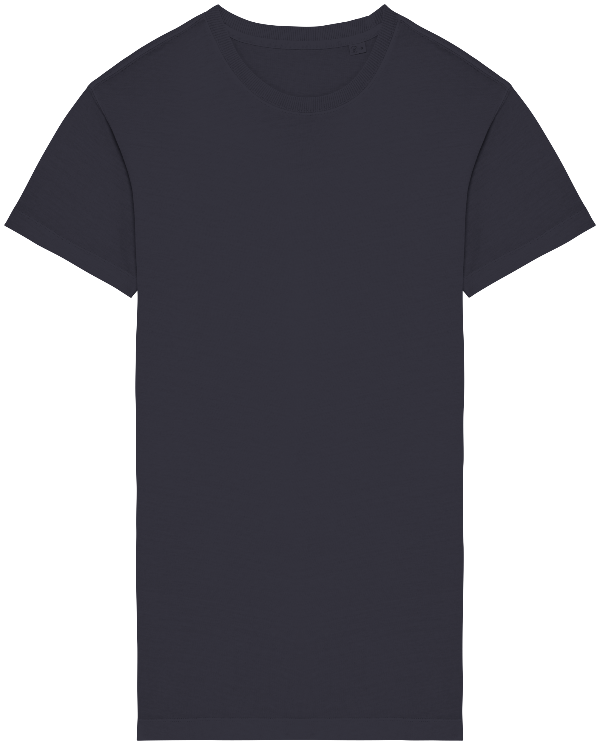 Native Spirit Ecologische verwassen T-shirtjurk — Washed Coal Grey