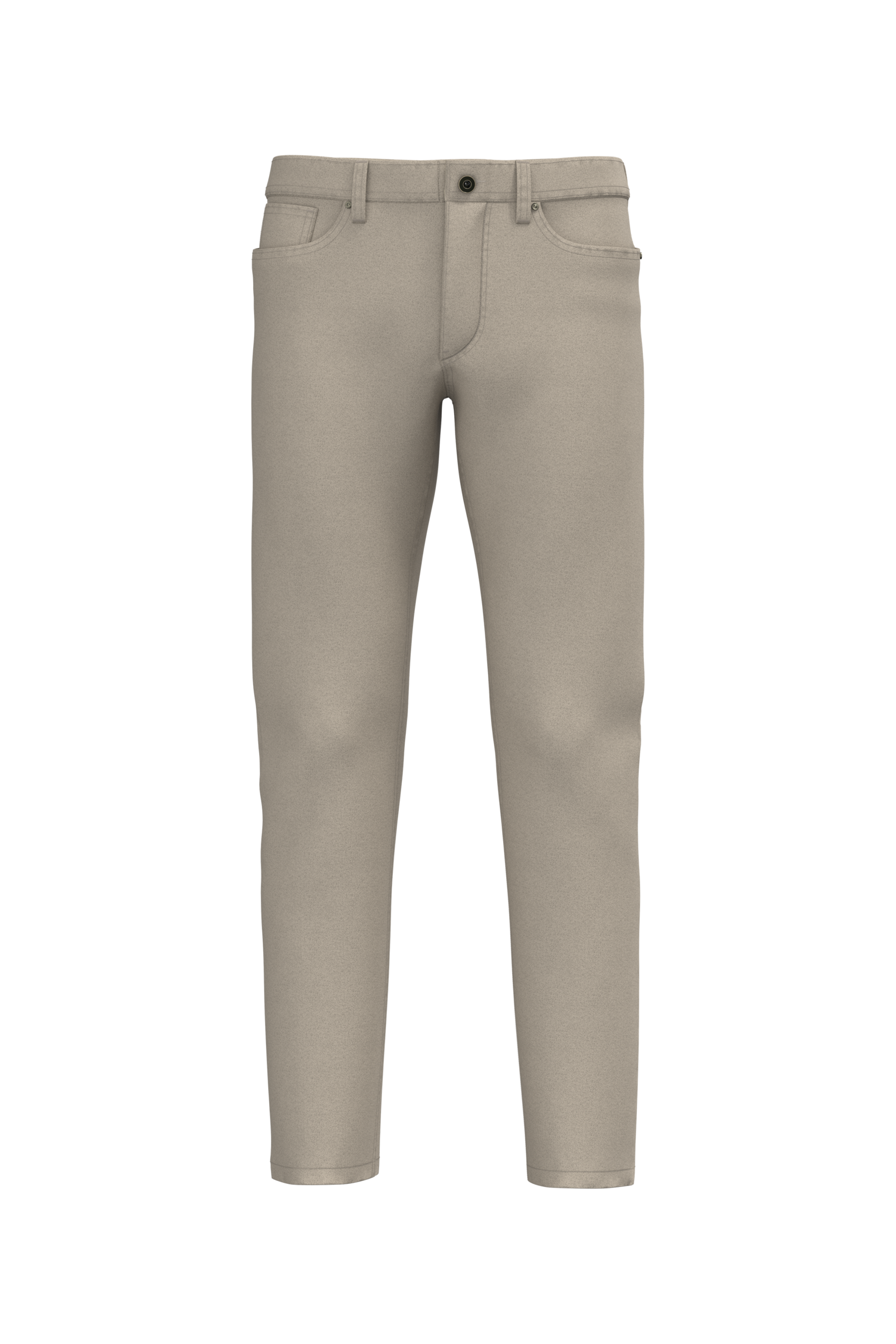 Kariban Herenbroek met 5 zakken — Washed beige
