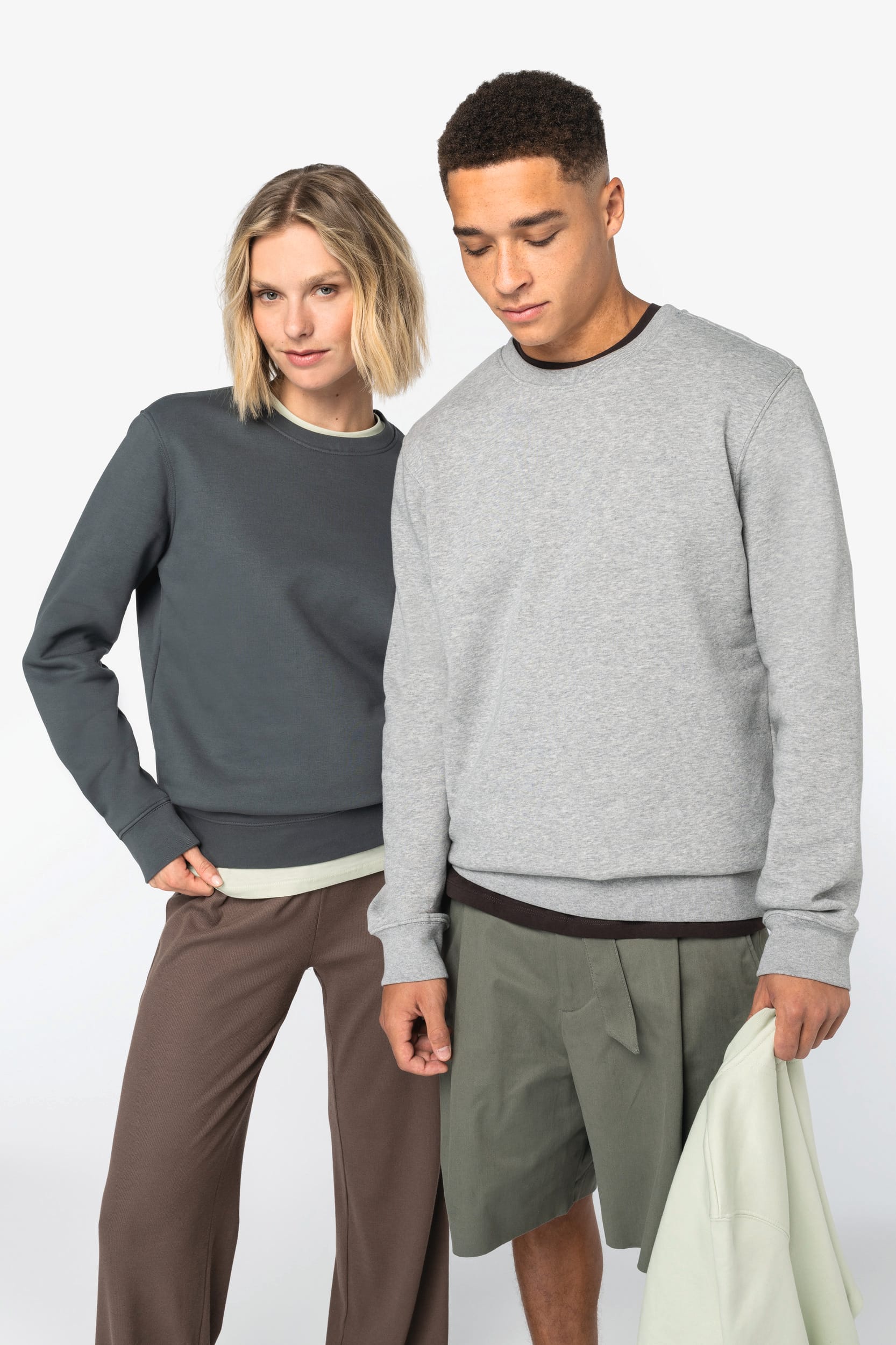 Native Spirit Ecologische uniseks sweater met ronde hals
