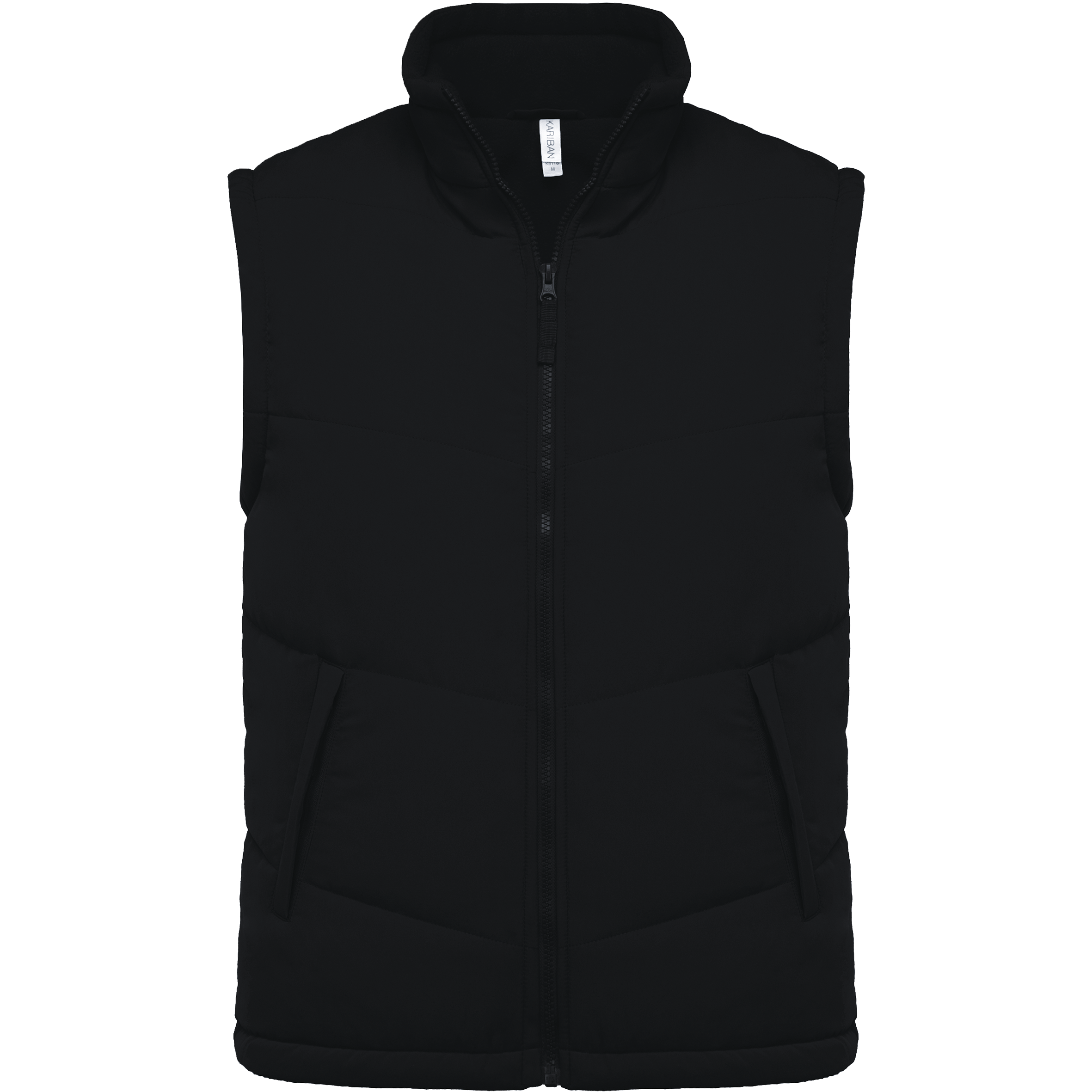 Kariban Met fleece gevoerde bodywarmer — Black