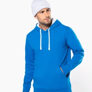 Kariban Sweater met contrasterende capuchon