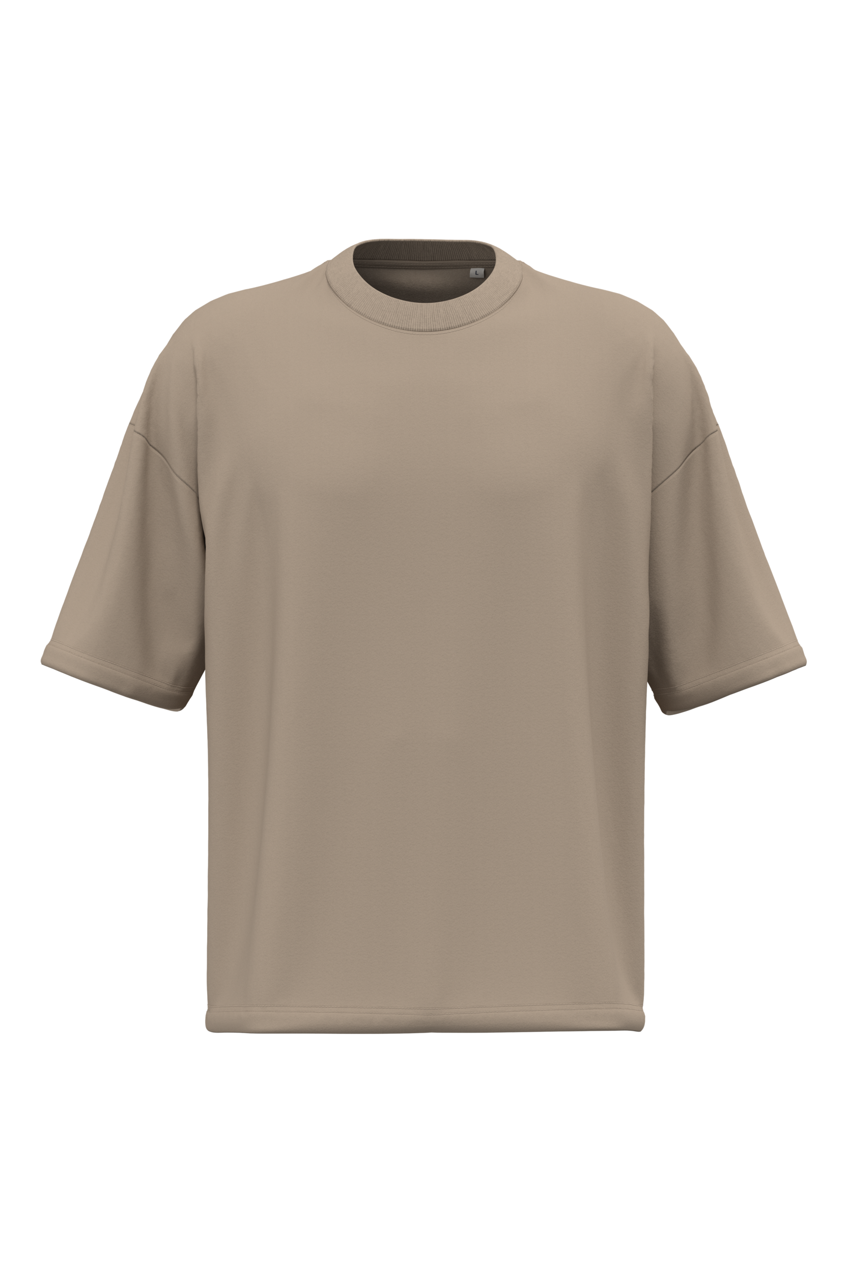 Native Spirit Duurzaam uniseks T-shirt met oversized fit — Wet Sand