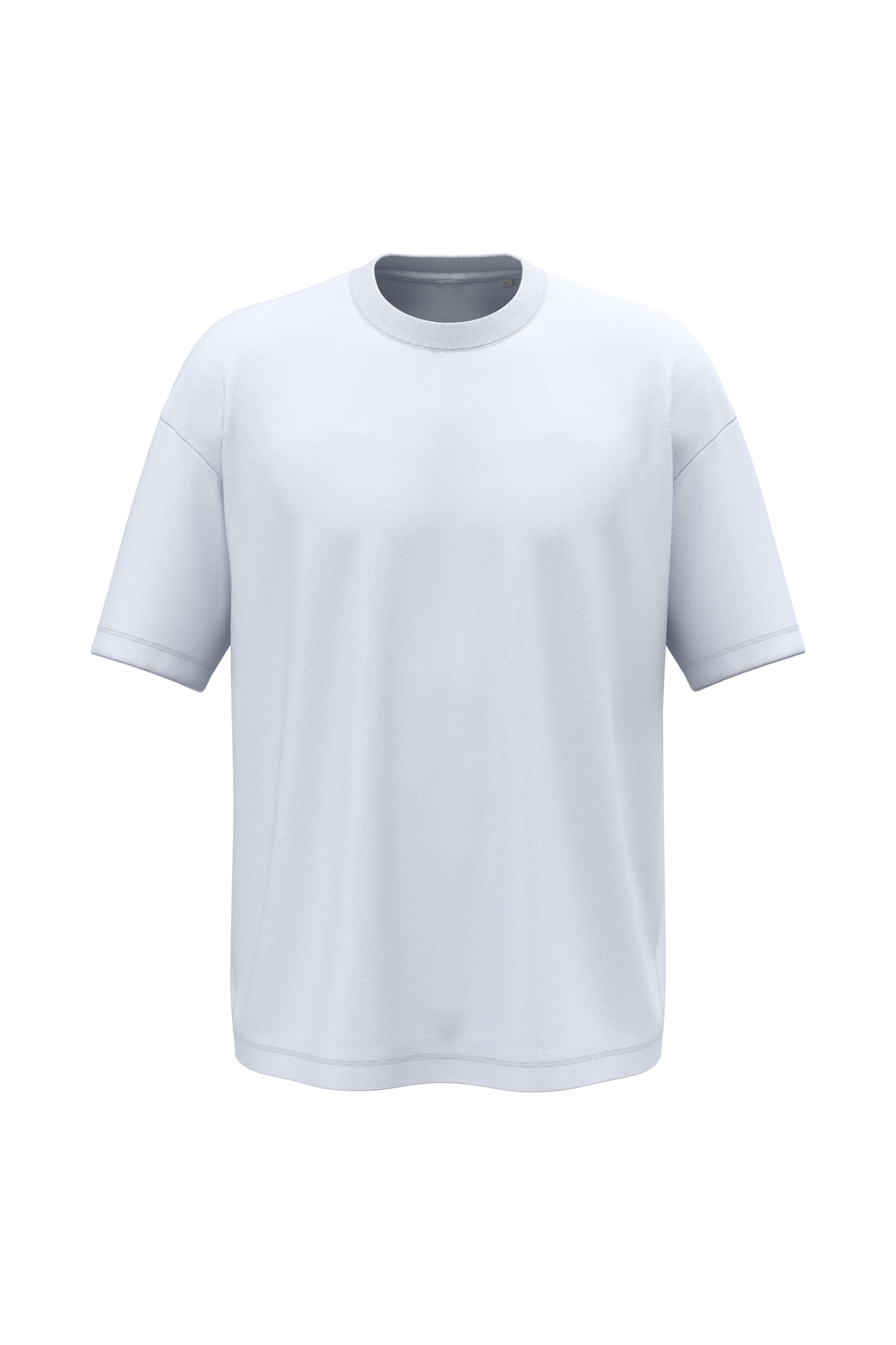 Native Spirit Ecologisch oversized heren T-shirt — White