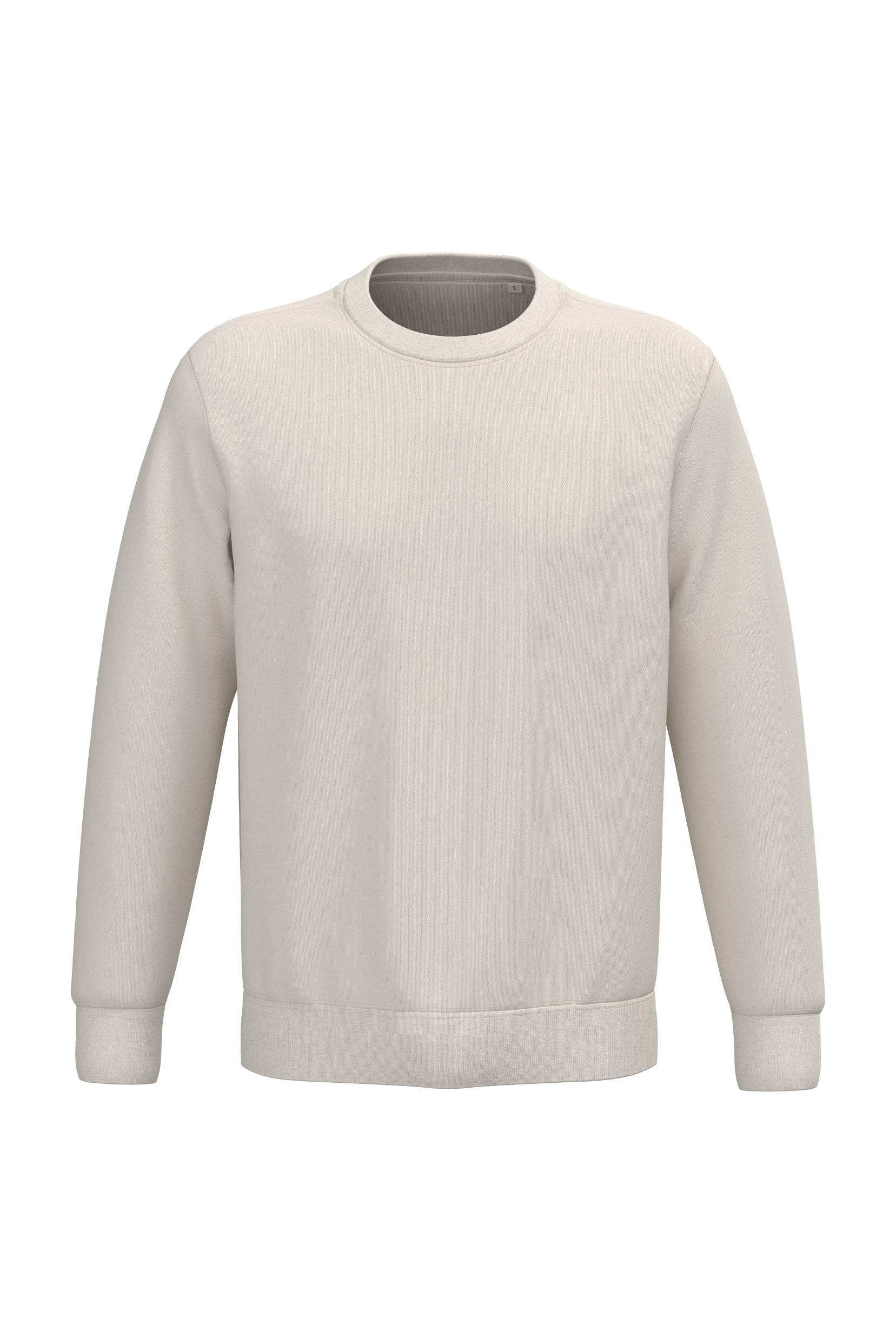 Native Spirit Ecologische uniseks sweater met ronde hals — Ivory