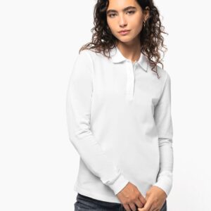 Kariban Bio180 piqué damespolo lange mouwen