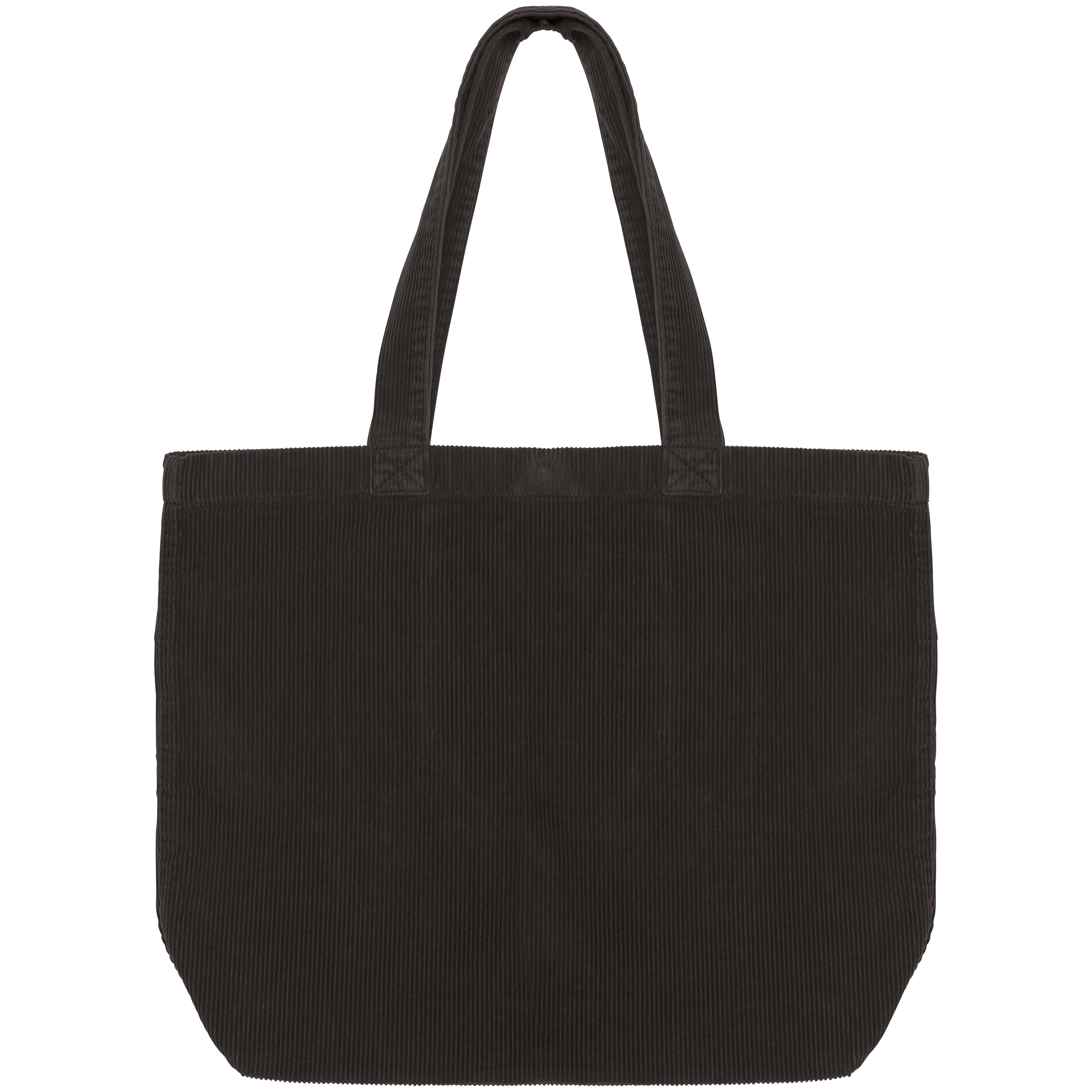 Native Spirit Ecologische verwassen tas van ribfluweel — Washed black