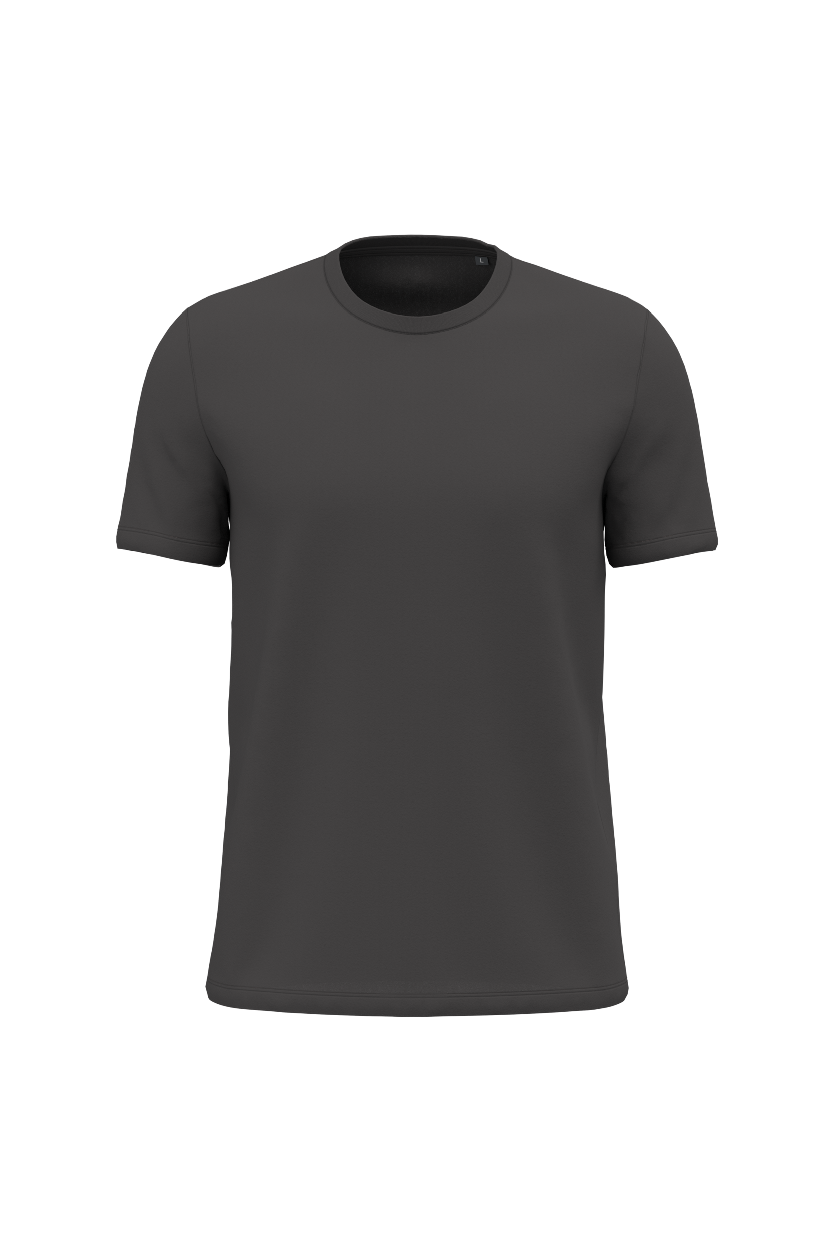 Kariban Uniseks T-shirt korte mouwen ronde hals — Dark Grey