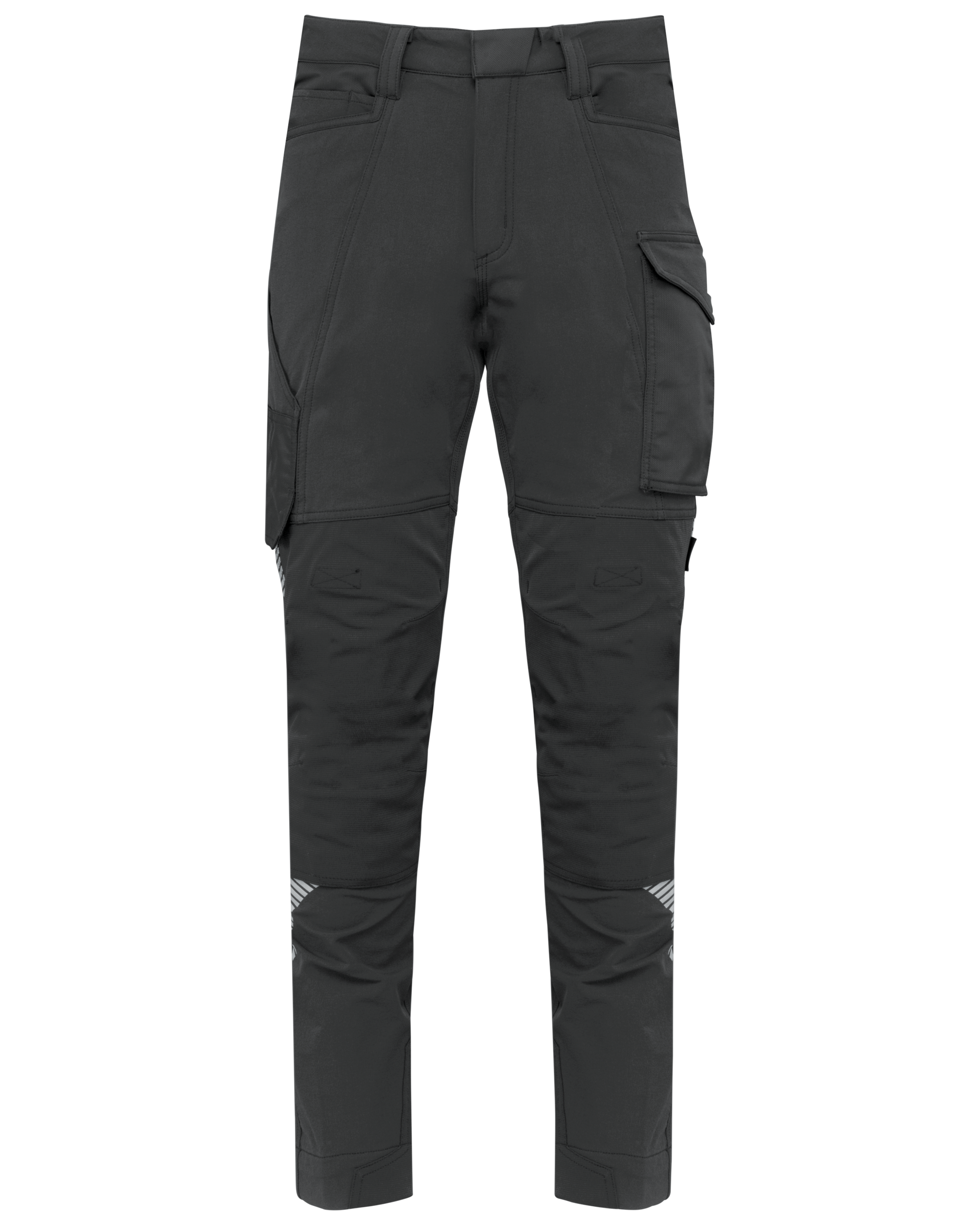 WK. Designed To Work Gerecyclede stretchbroek multizakken uniseks — Dark Grey
