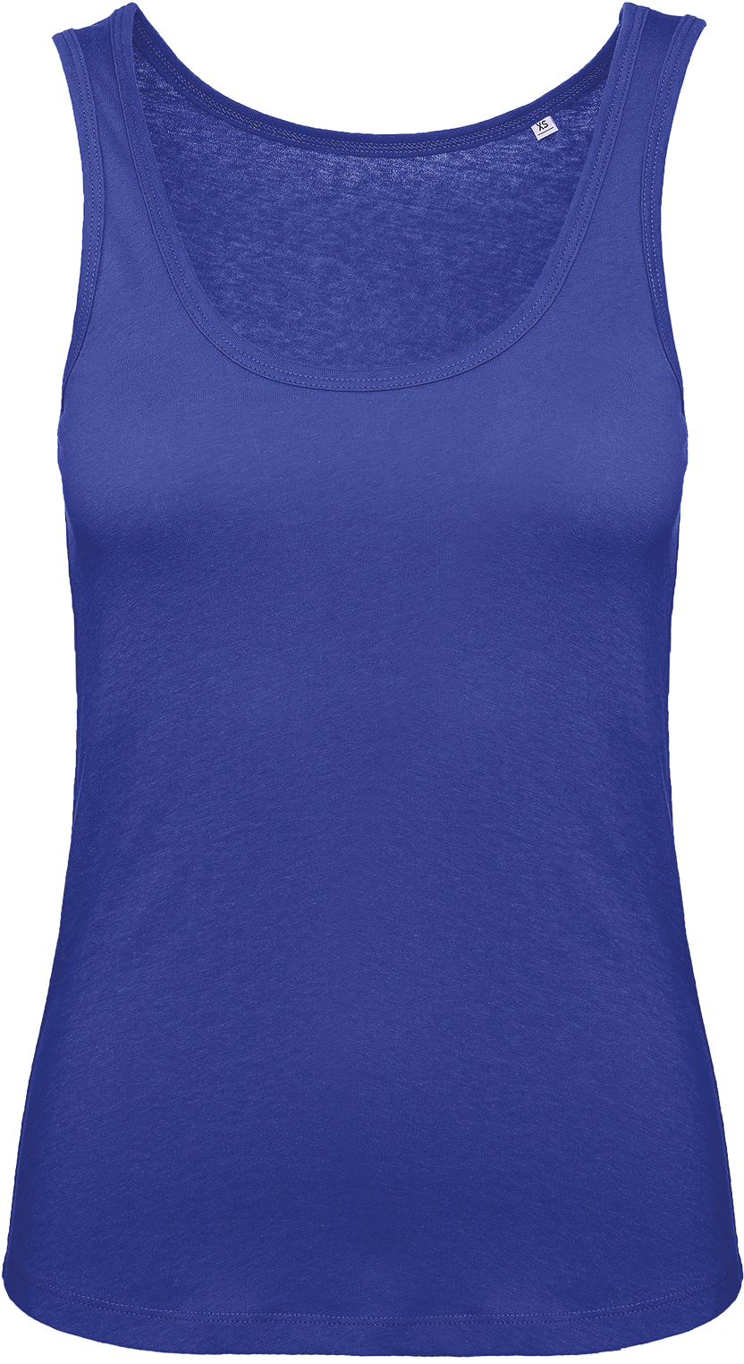 B&C Ladies' organic tank top Inspire — Cobalt Blue