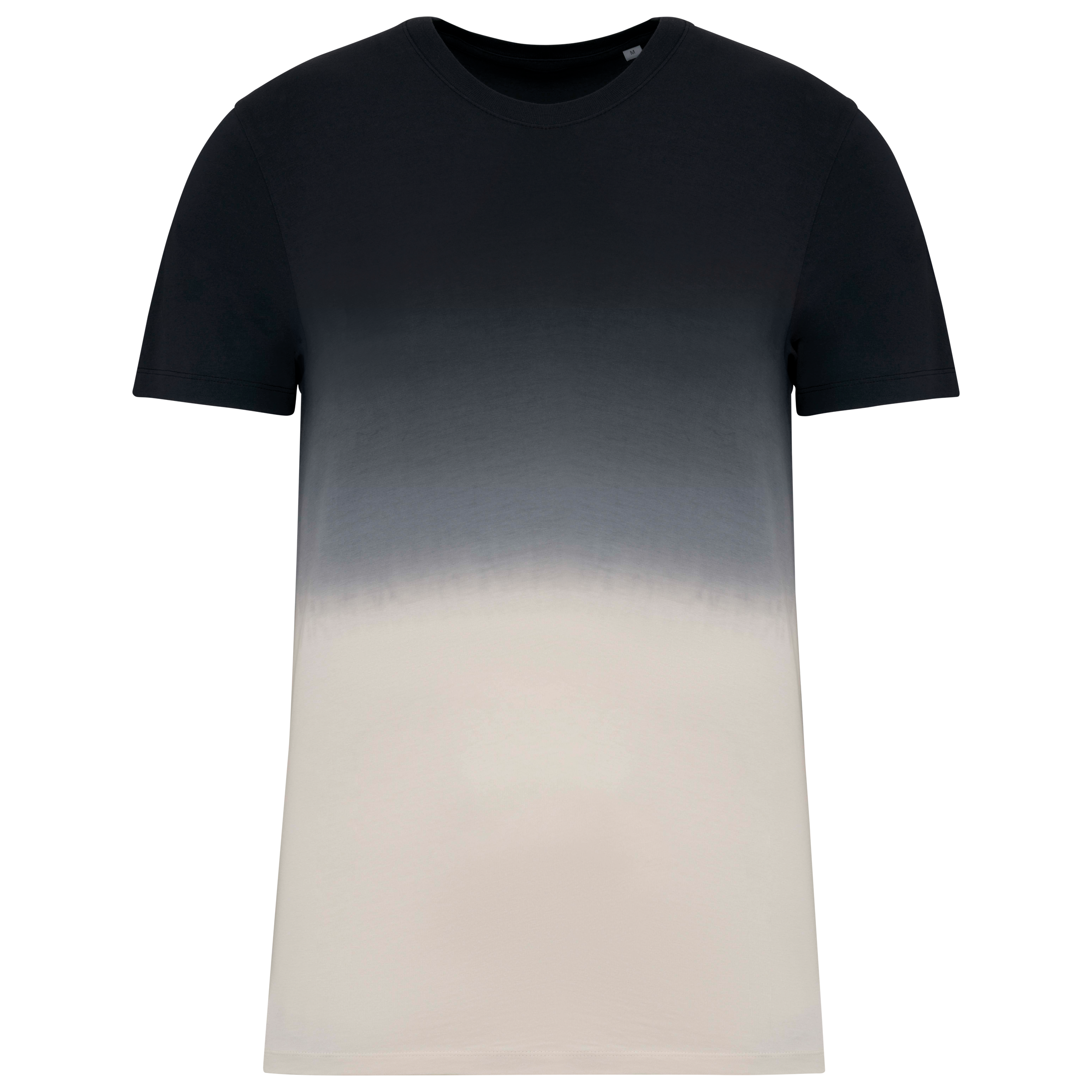 Native Spirit Ecologisch uniseks Dip Dye T-shirt — Dip Dye Black