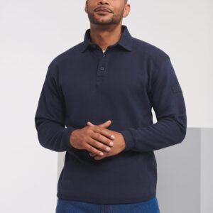 Russell Heavy Duty sweater met kraag