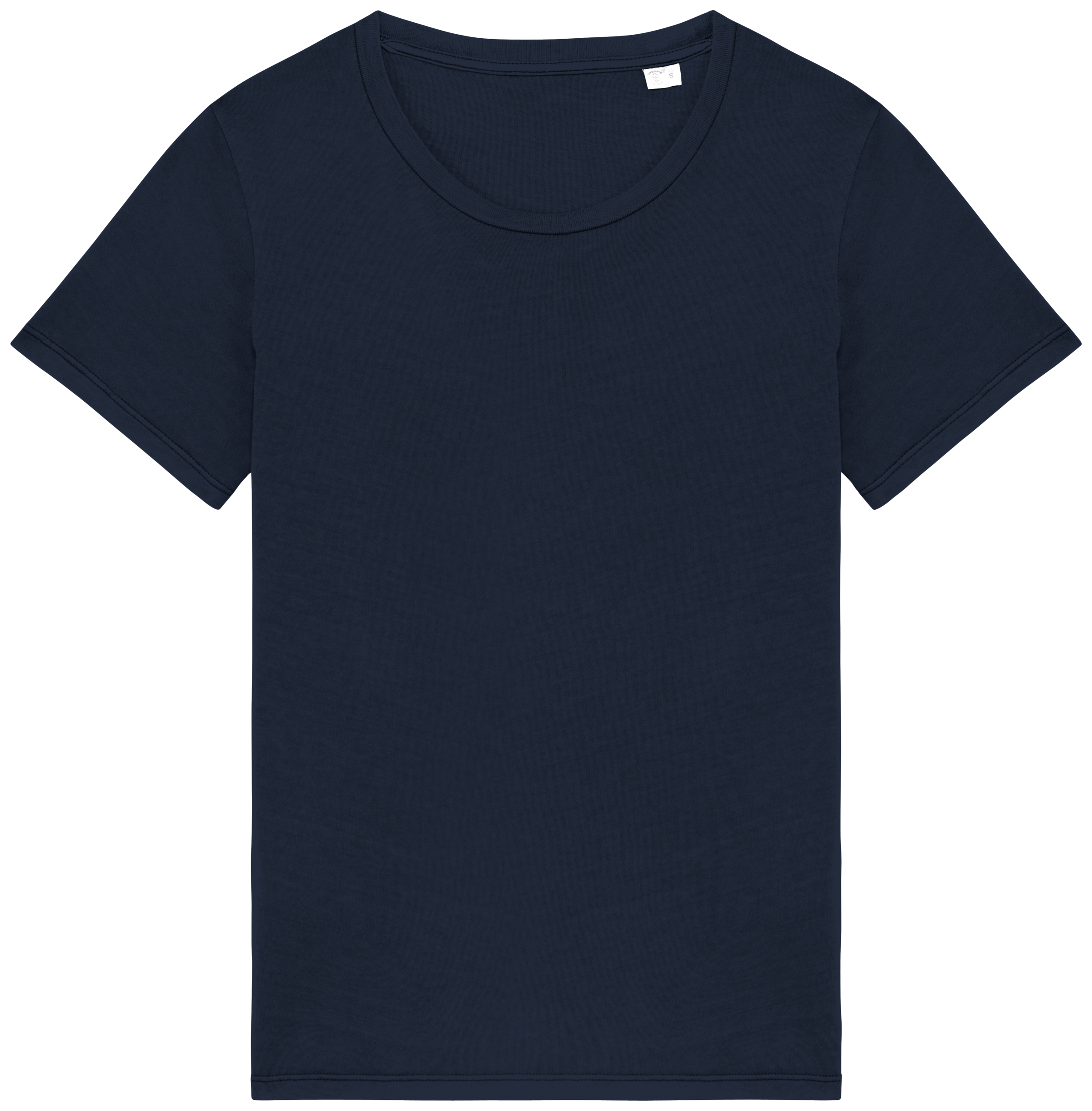 Native Spirit Ecologisch verwassen dames T-shirt — Washed Navy Blue