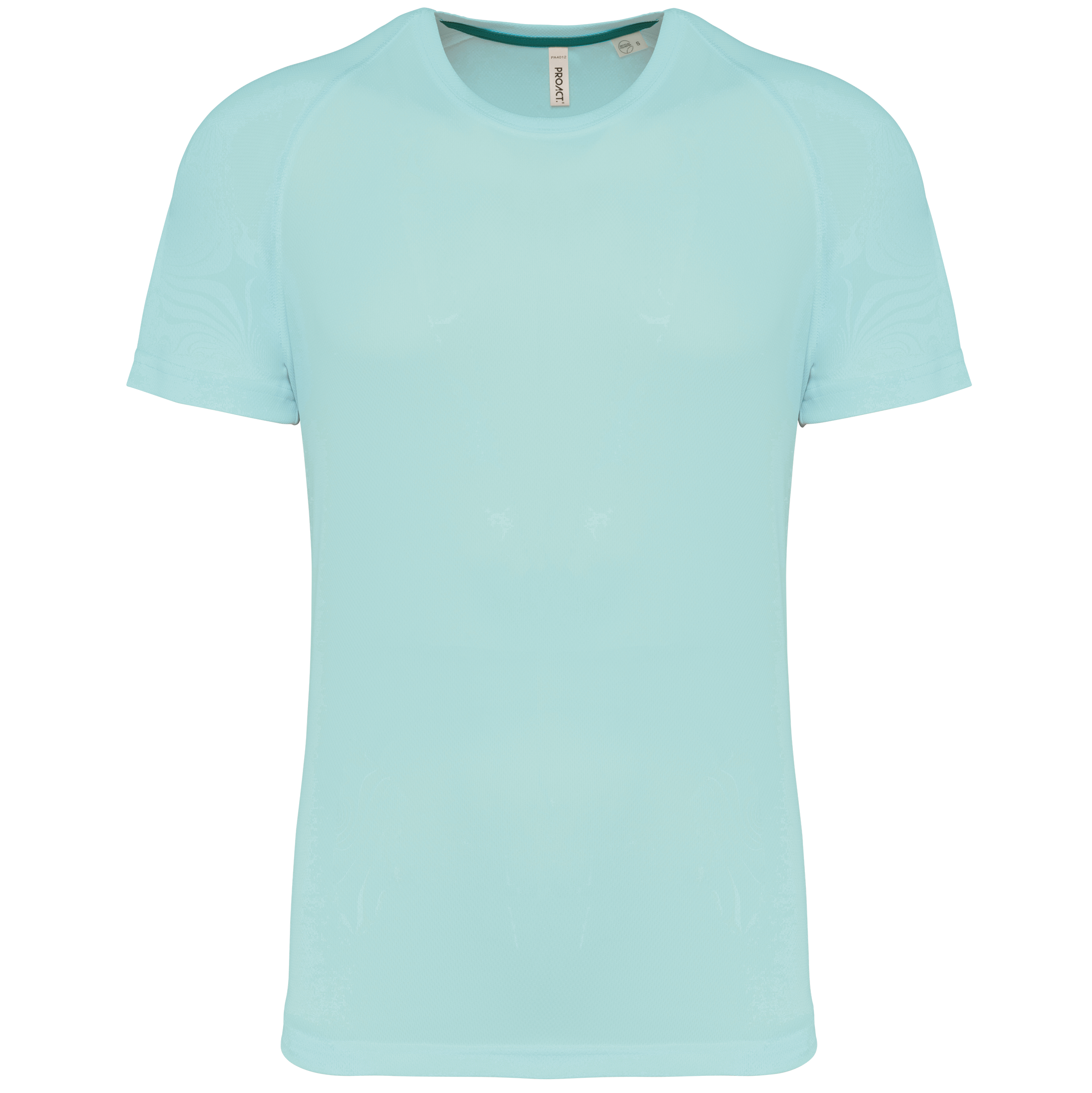 PROACT® Gerecycled herensport-T-shirt met ronde hals — Ice Mint