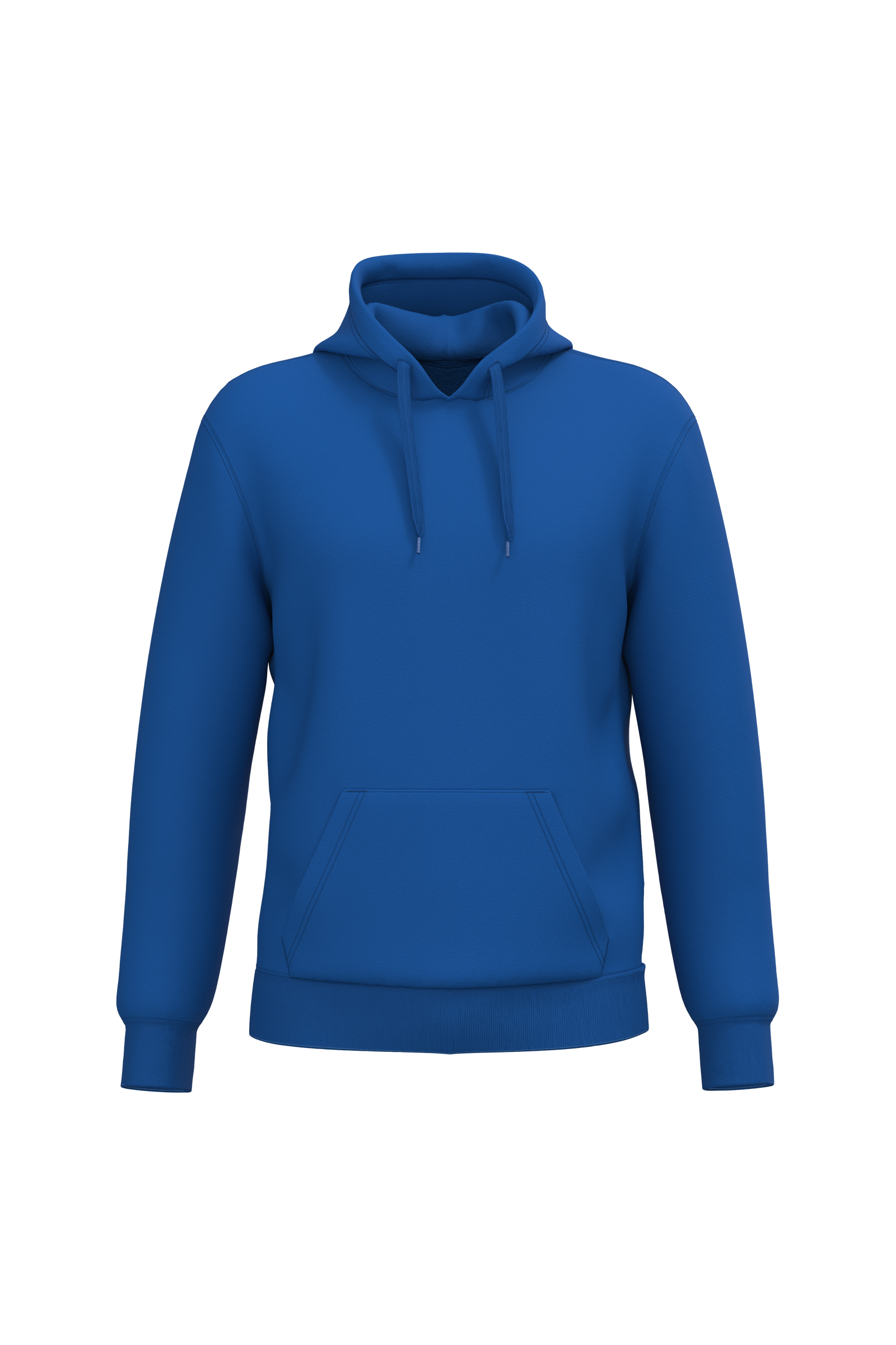 Kariban Gerecyclede uniseks sweater hoodie — Royal Blue