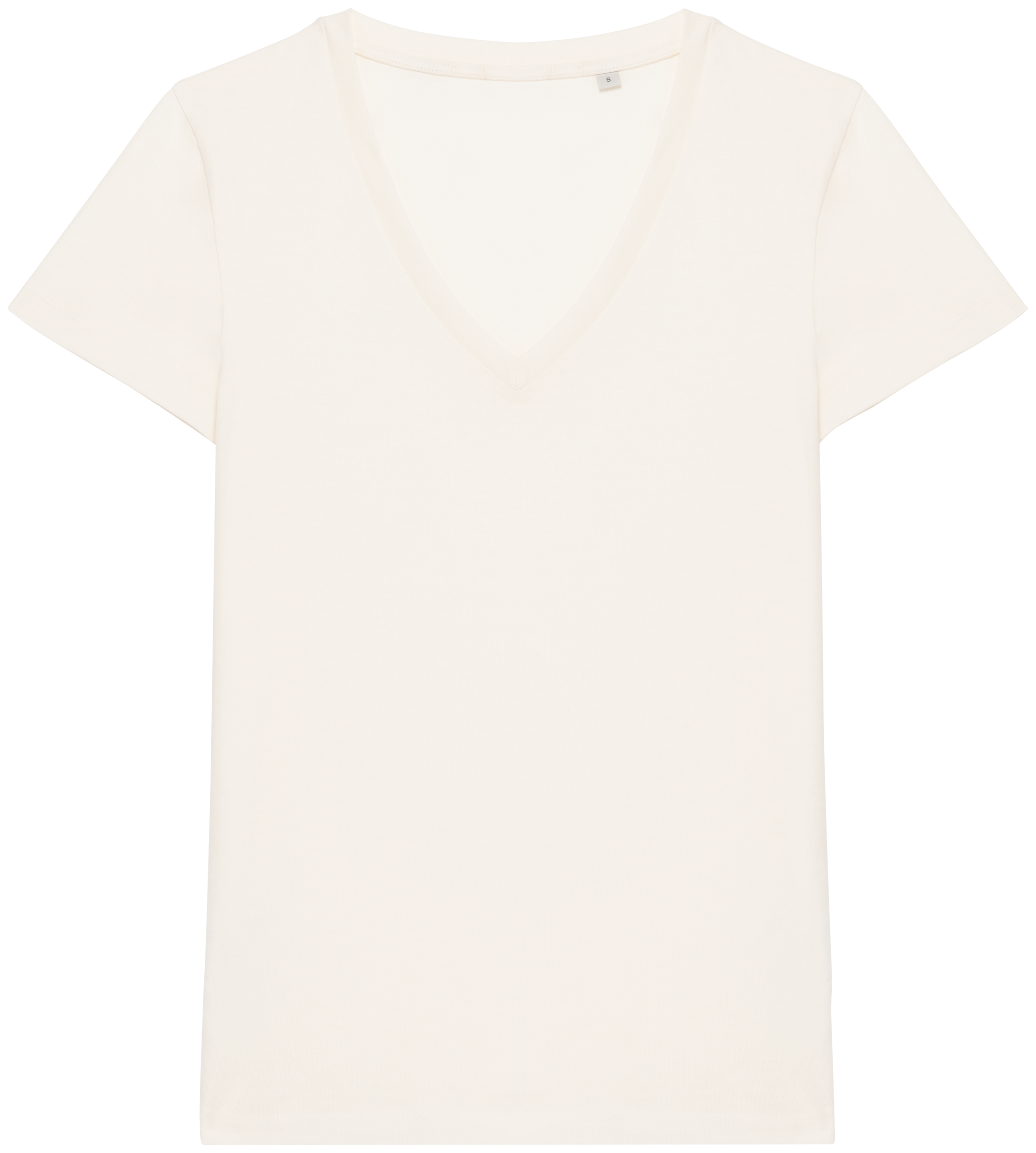 Native Spirit Ecologisch dames T-shirt met V-hals — White