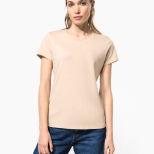 Kariban Dames T-shirt ronde hals korte mouwen