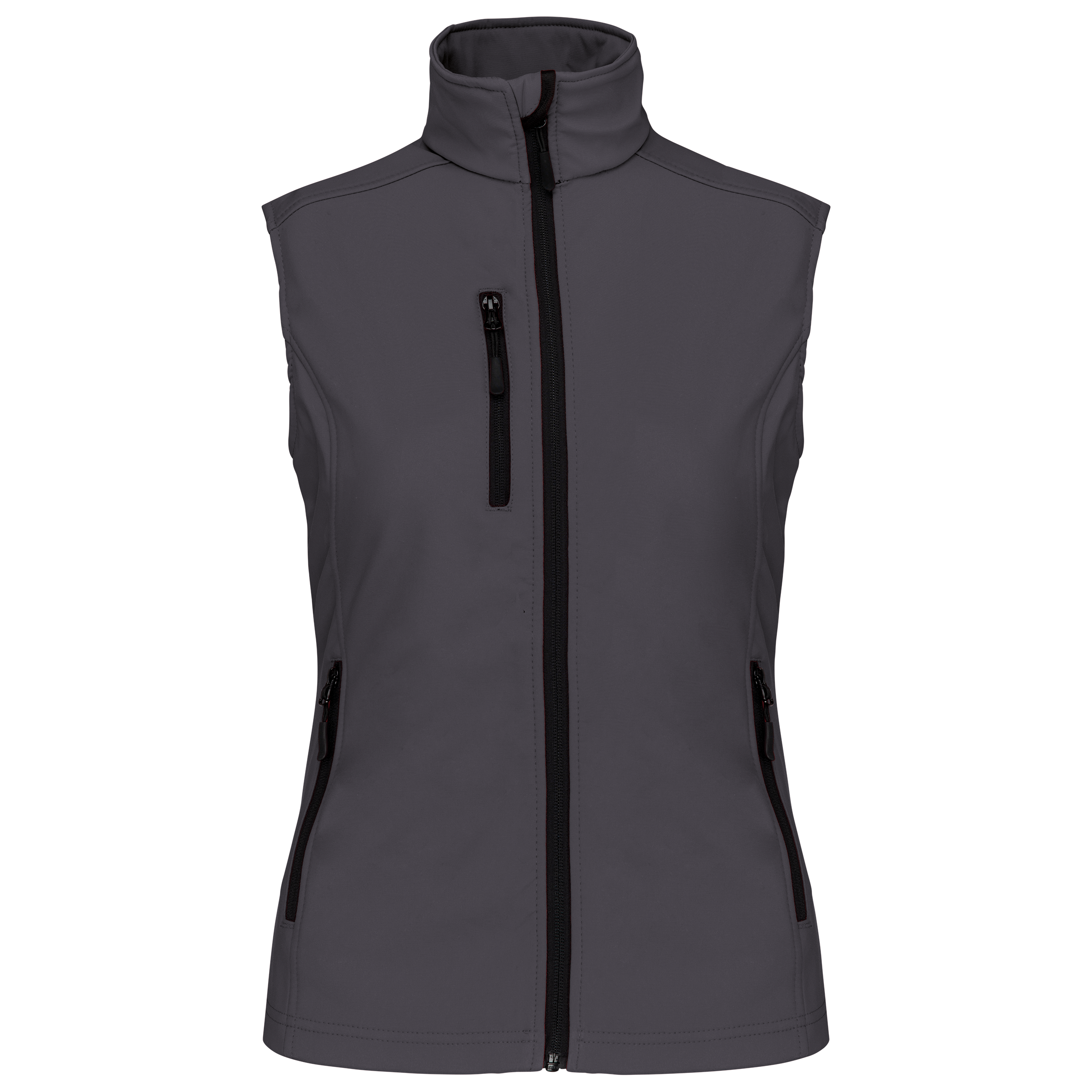 Kariban Dames softshell bodywarmer — Titanium