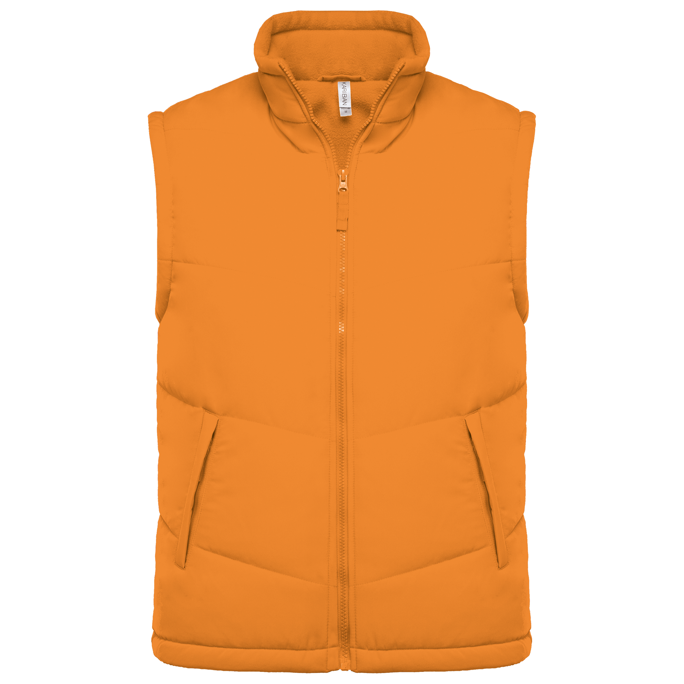 Kariban Met fleece gevoerde bodywarmer — Orange