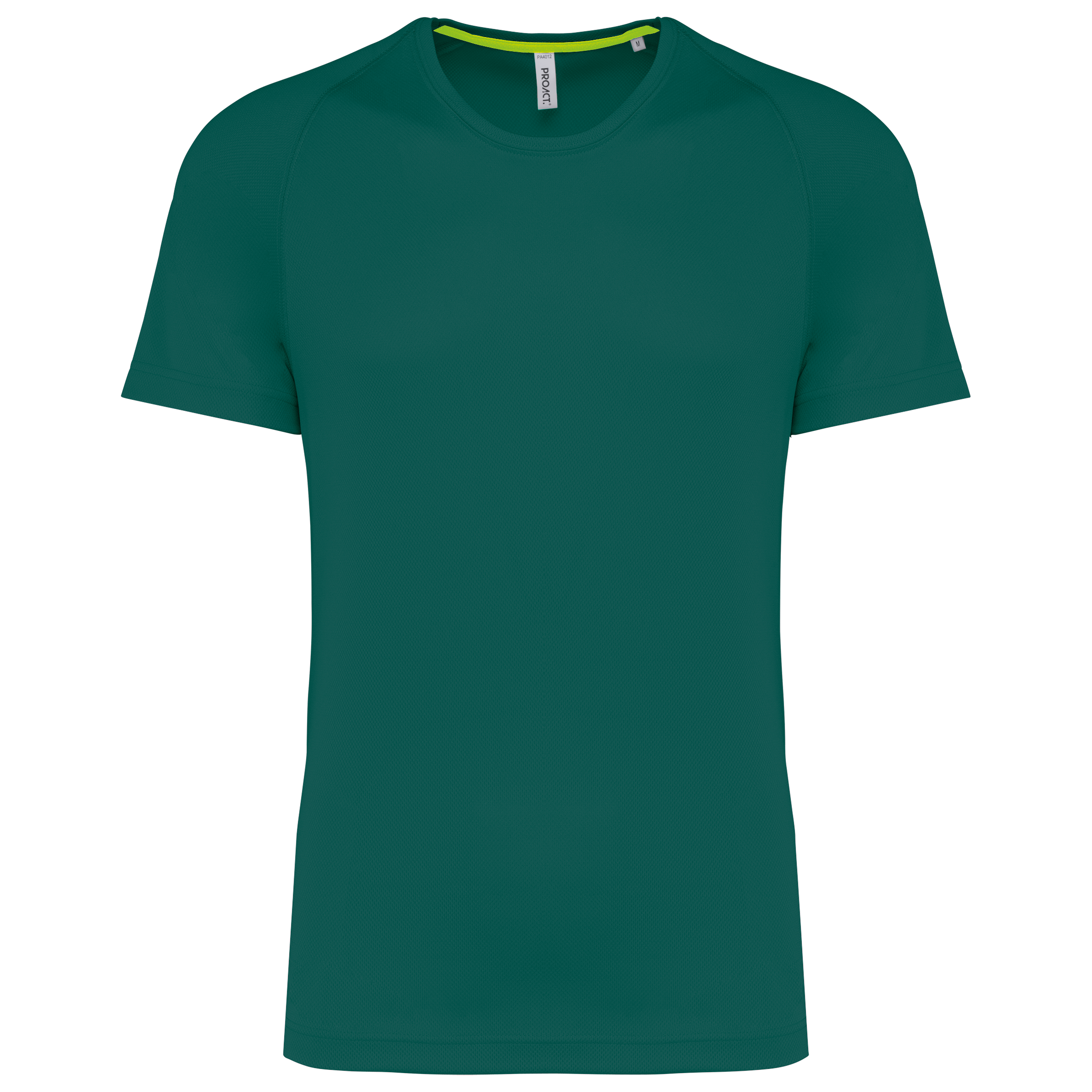 PROACT® Gerecycled herensport-T-shirt met ronde hals — Gingko Green