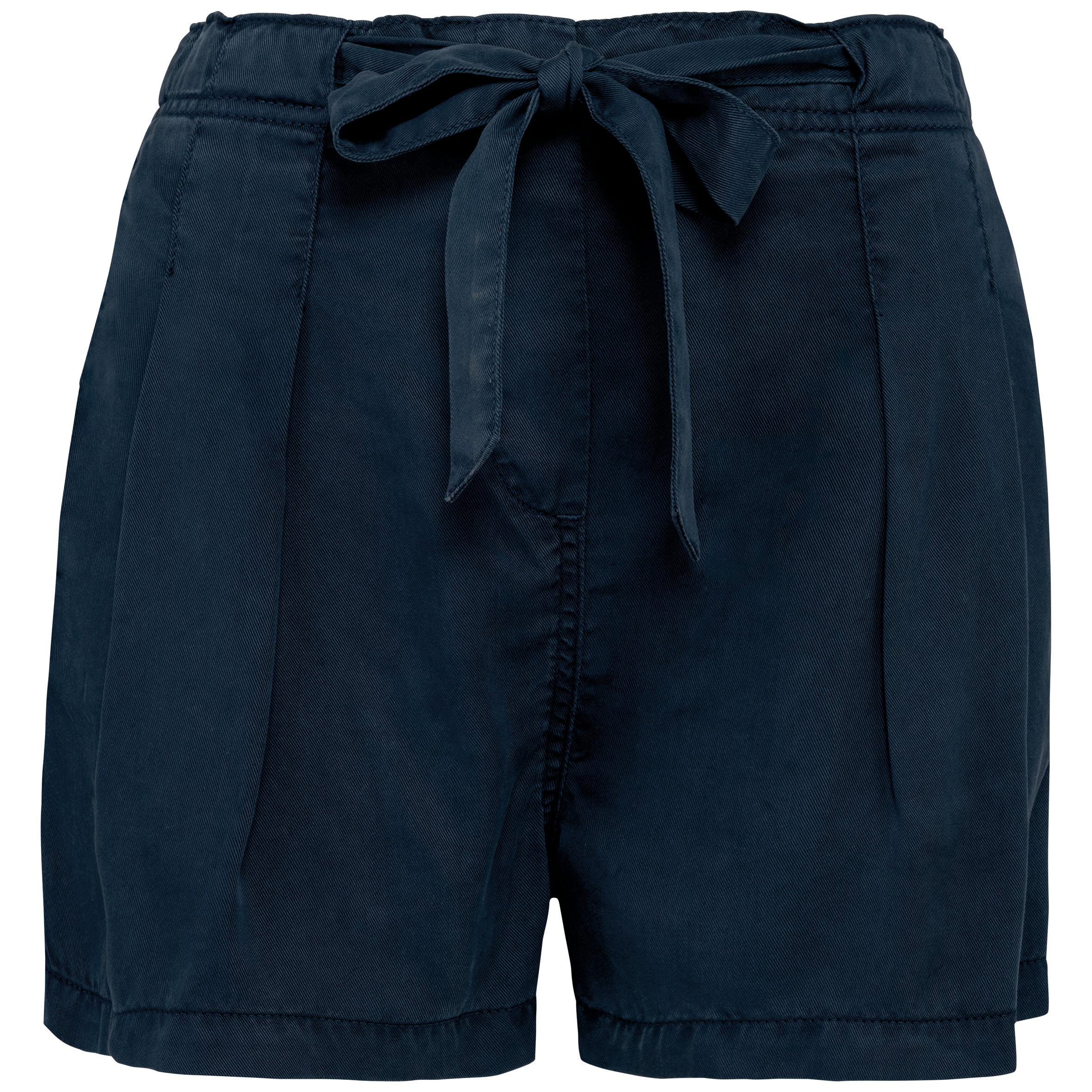Spasso Ecologische verwassen damesshort van lyocell — Washed Navy Blue
