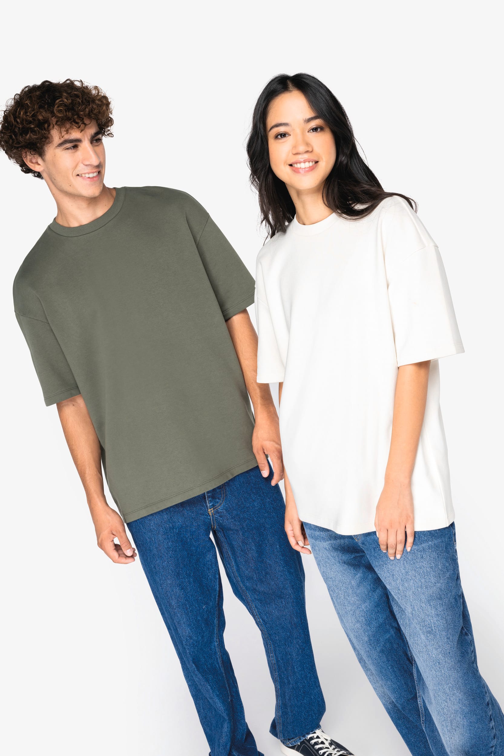 Native Spirit Ecologisch oversized uniseks T-shirt French Terry
