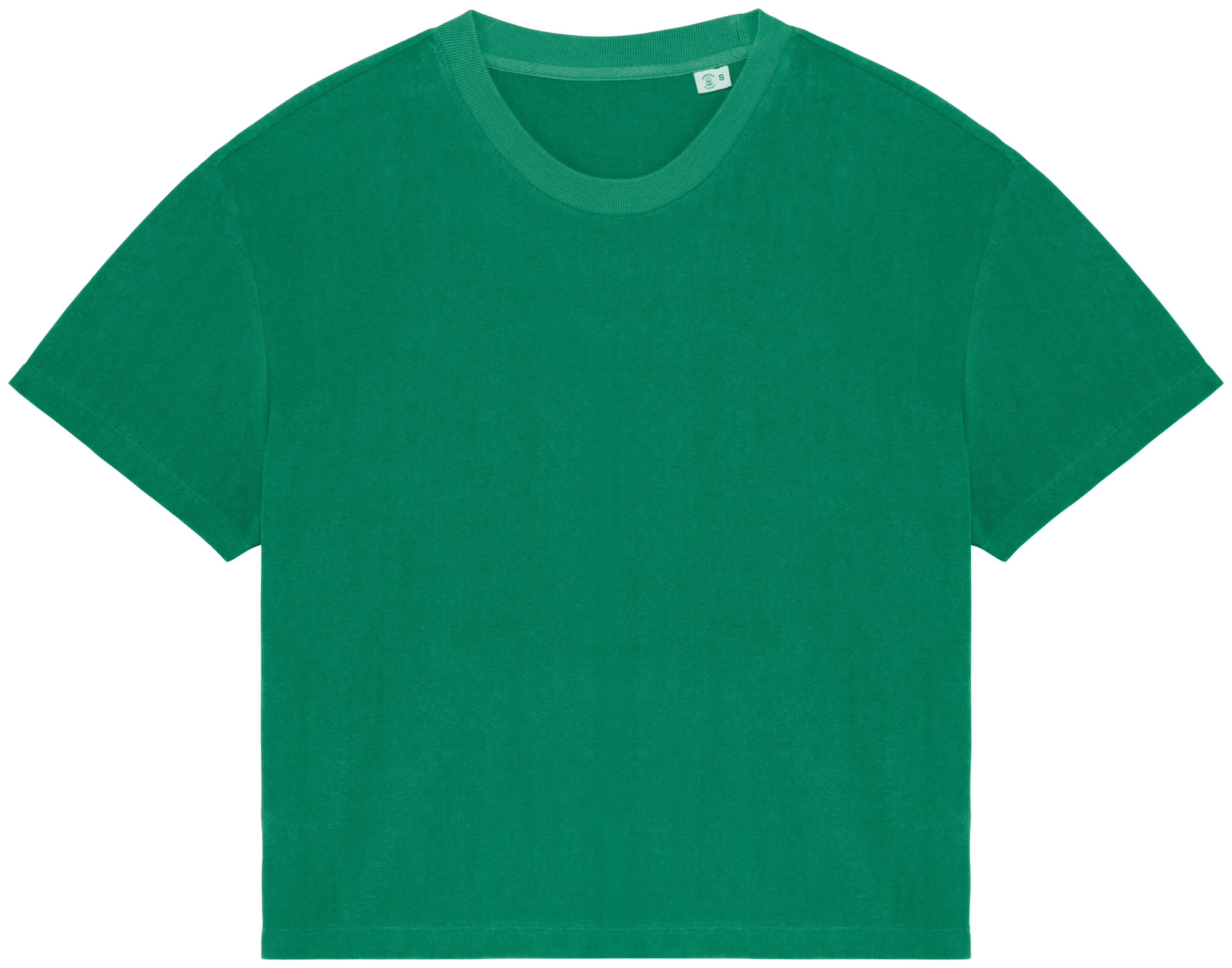 Native Spirit Ecologisch badstof dames T-shirt — Malachite Green