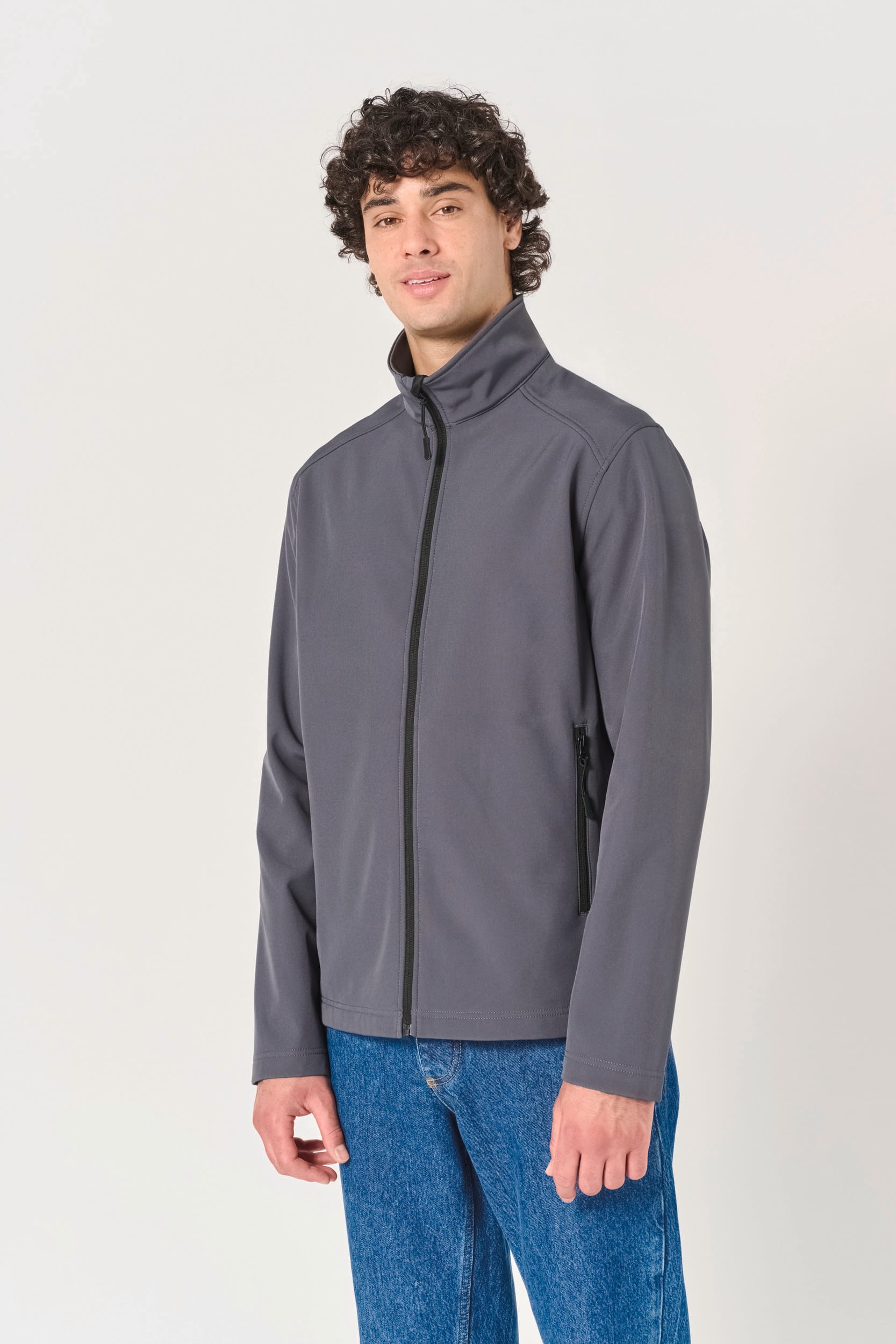 iDeal Basic Brand Heren Softshelljas 2 laags