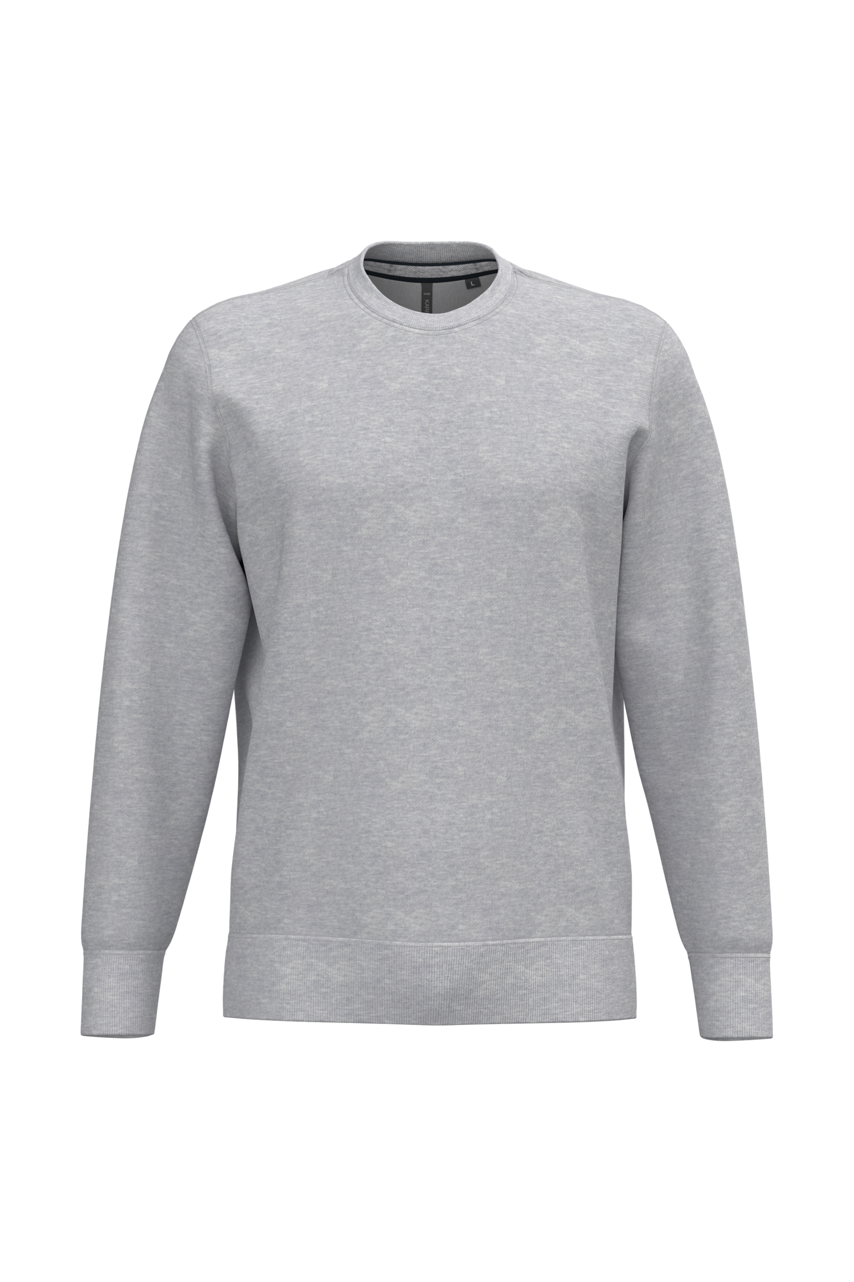 Kariban Sweater ronde hals — Ash Heather