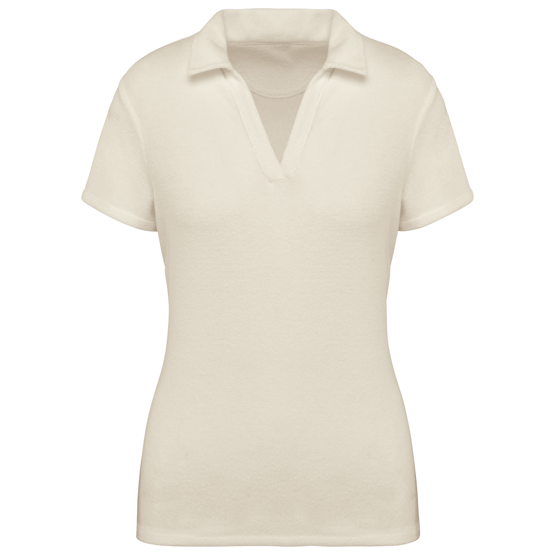 Native Spirit Ecologische badstof damespolo — Ivory