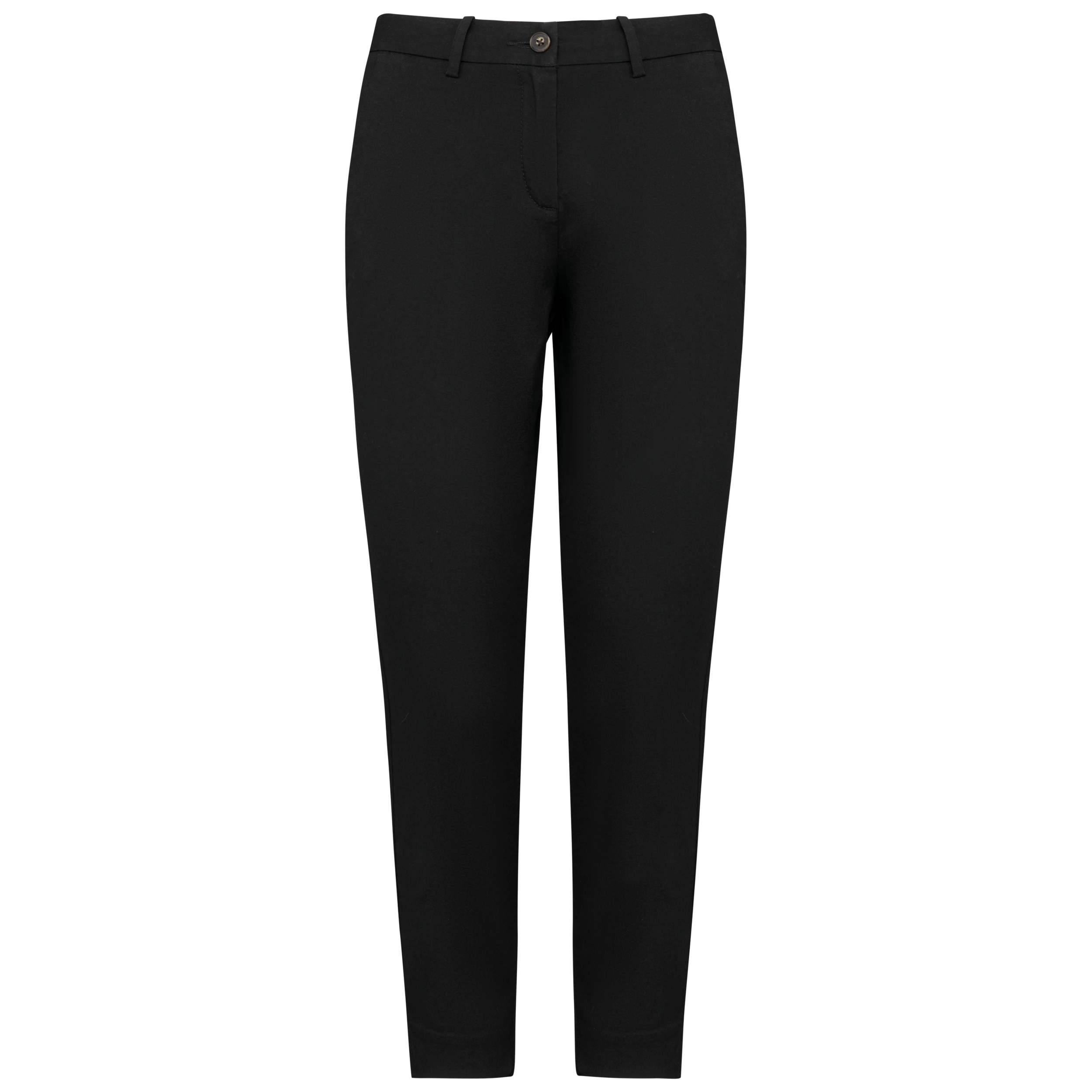 Native Spirit Ecologische enkellange chinobroek dames — Black