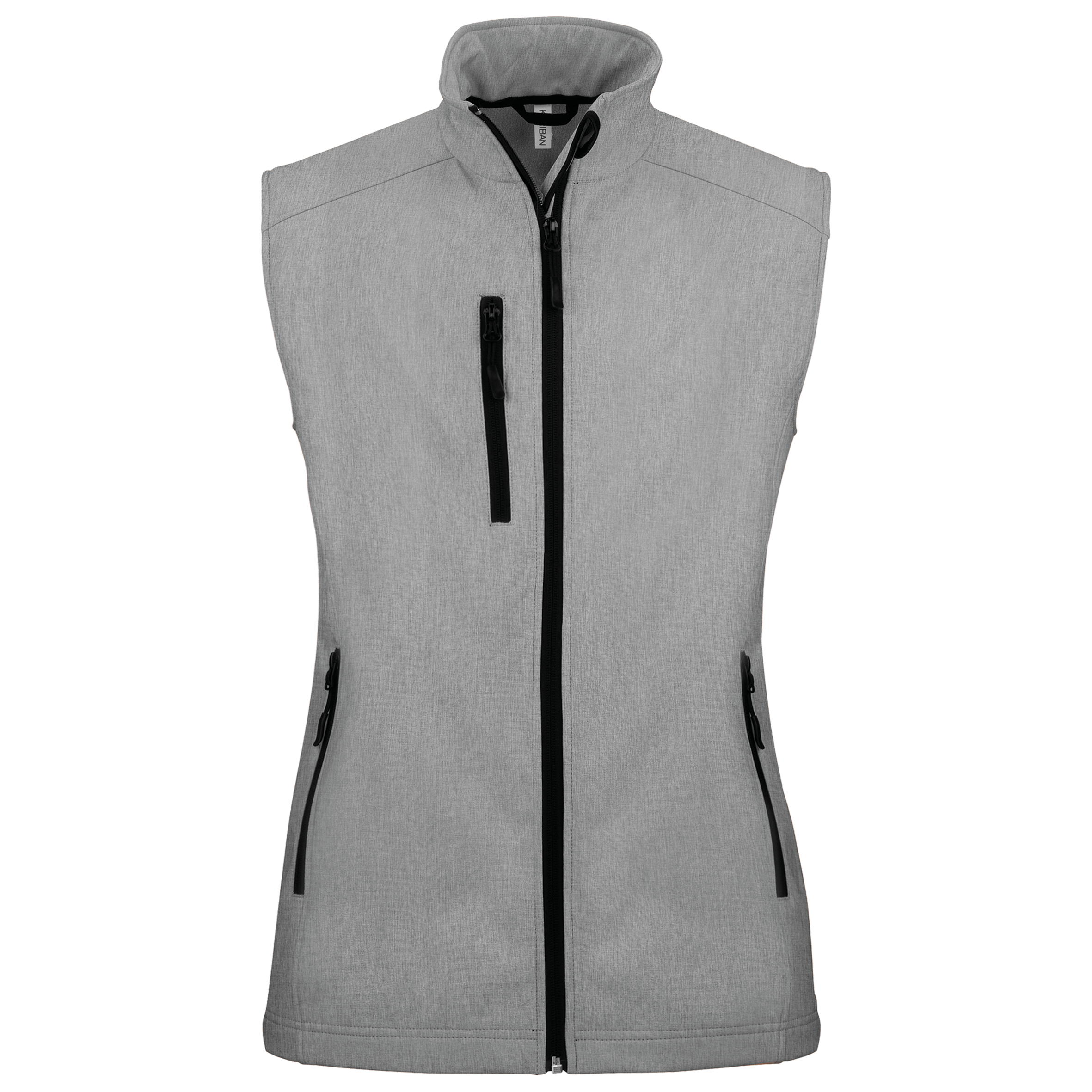 Kariban Dames softshell bodywarmer — Marl Grey