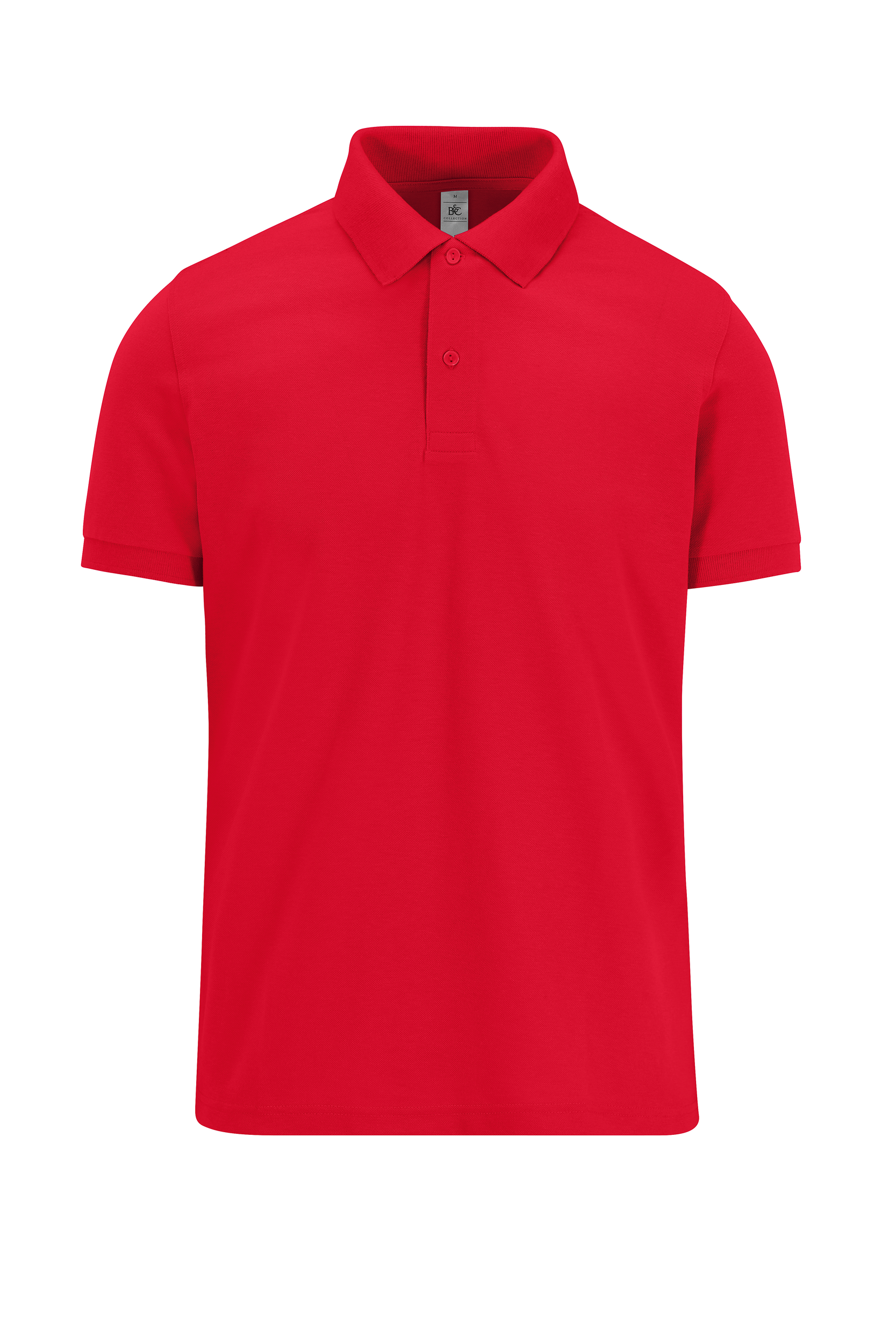 B&C MY POLO 210 Heren korte mouwen — Red