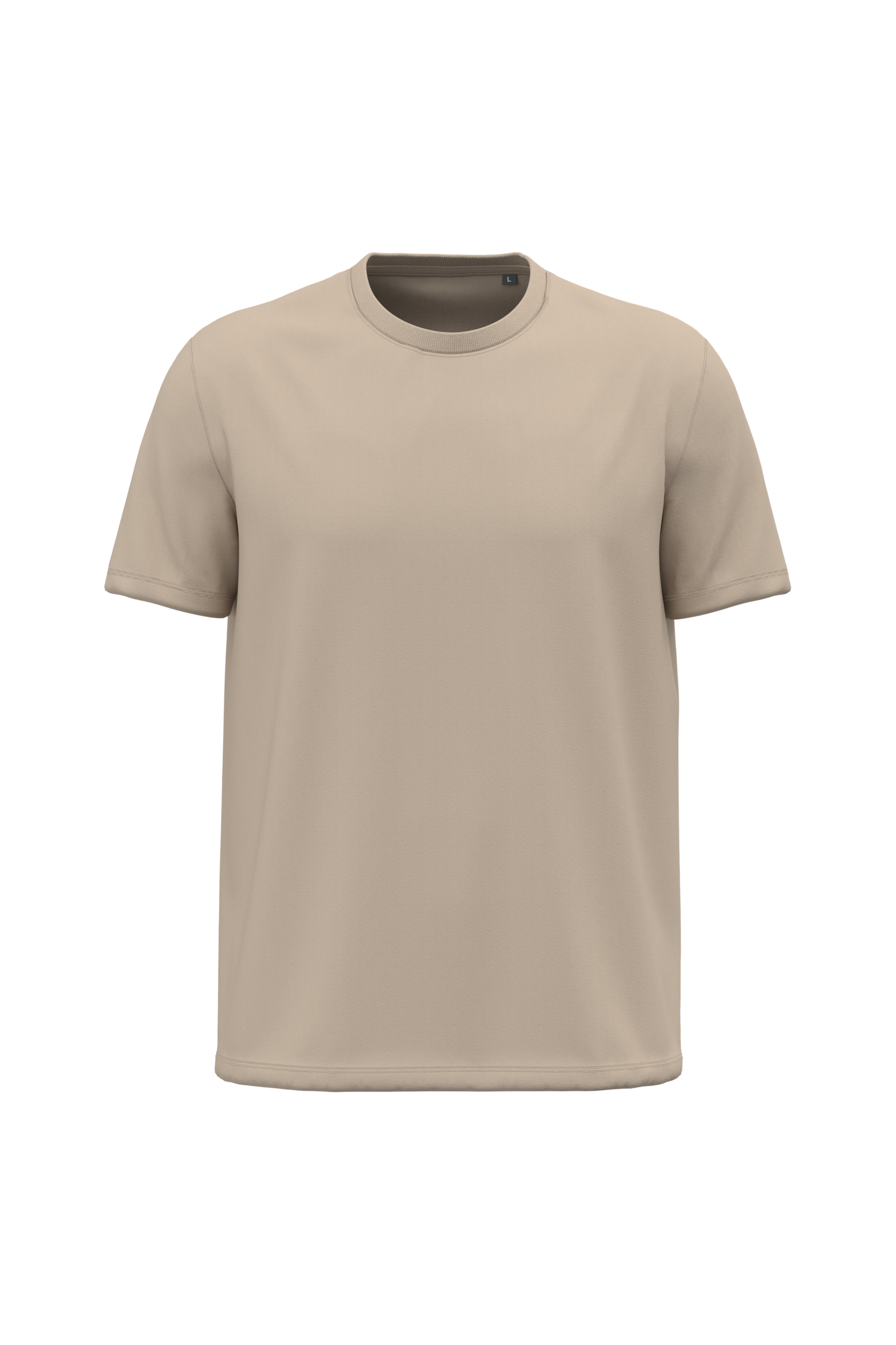 Kariban Heren T-shirt Bio150 — Light Sand