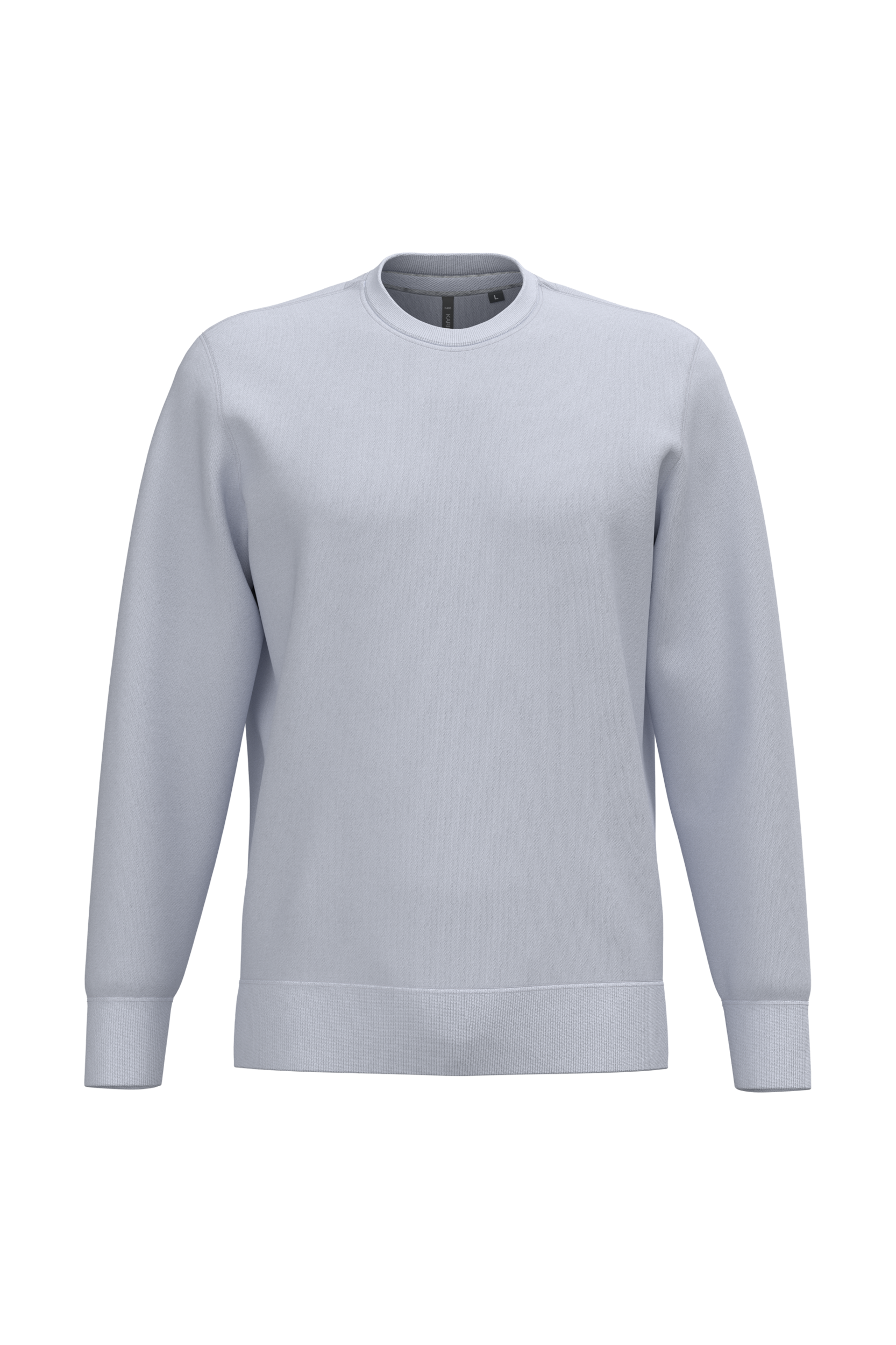 Kariban Sweater ronde hals — White