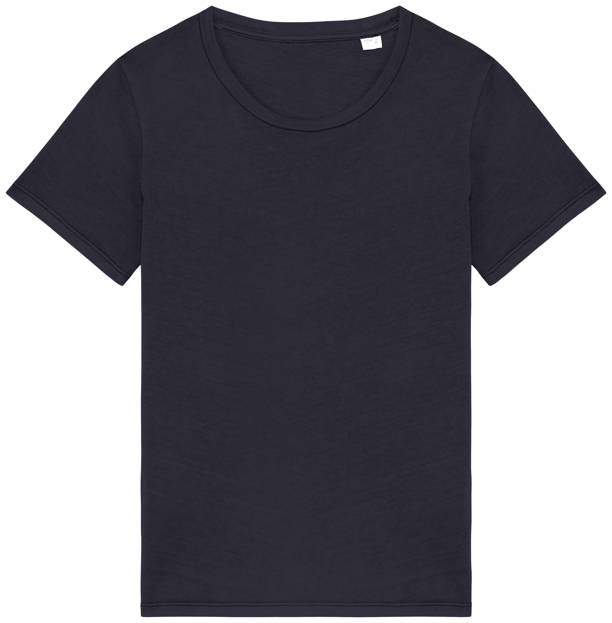 Native Spirit Ecologisch verwassen dames T-shirt — Washed Coal Grey