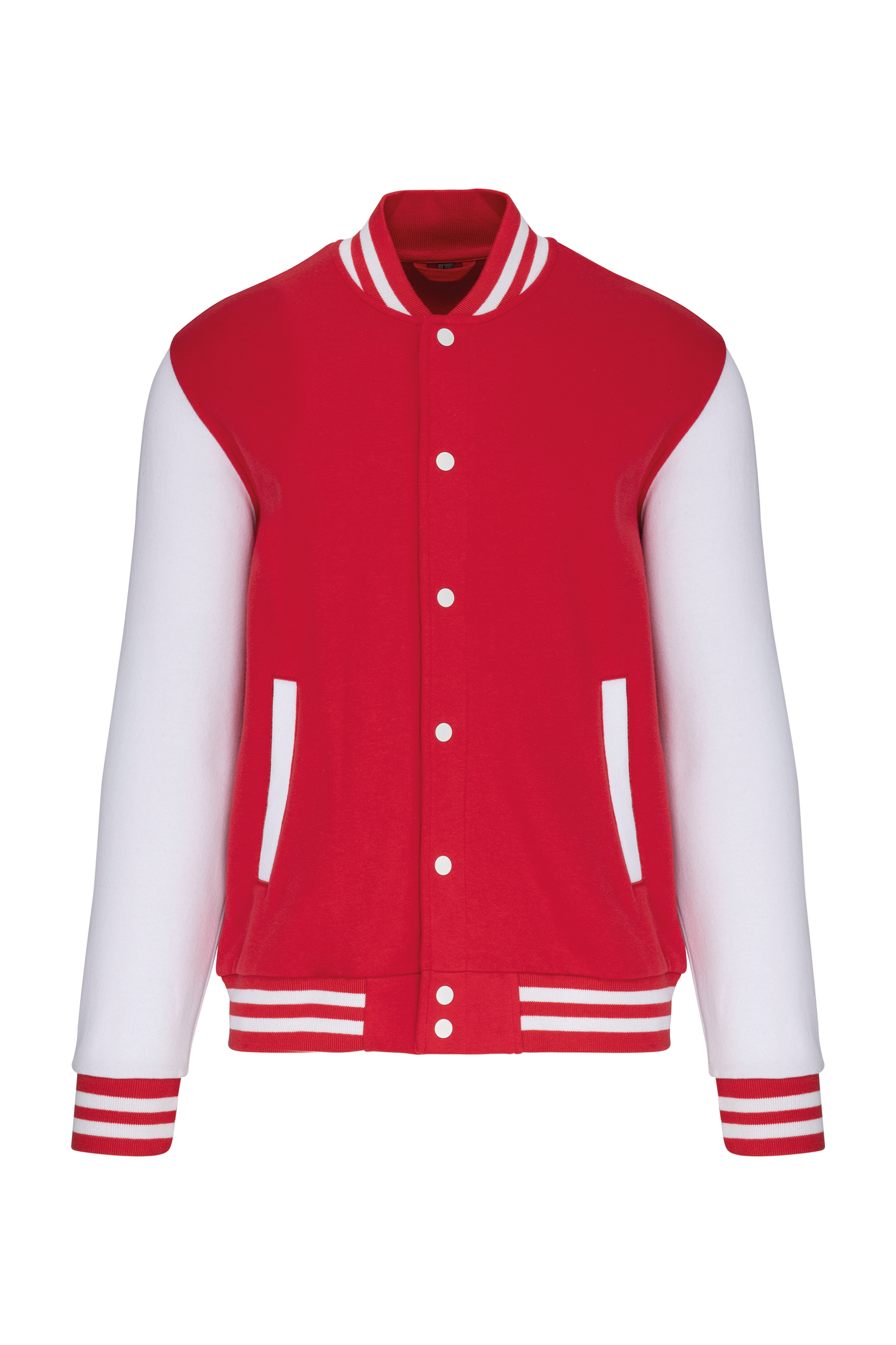 Kariban Kinder college jacket — Red / White