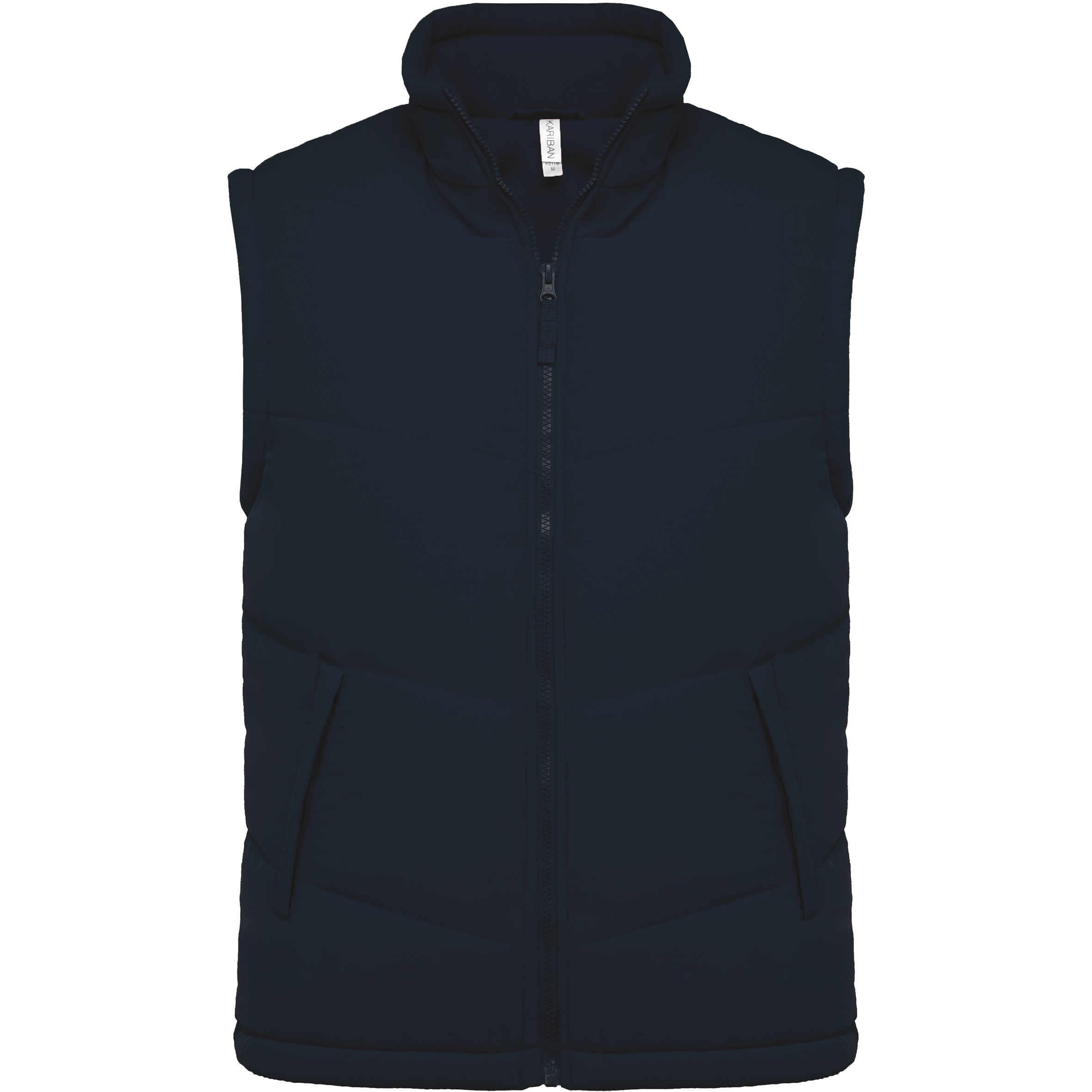 Kariban Met fleece gevoerde bodywarmer — Navy