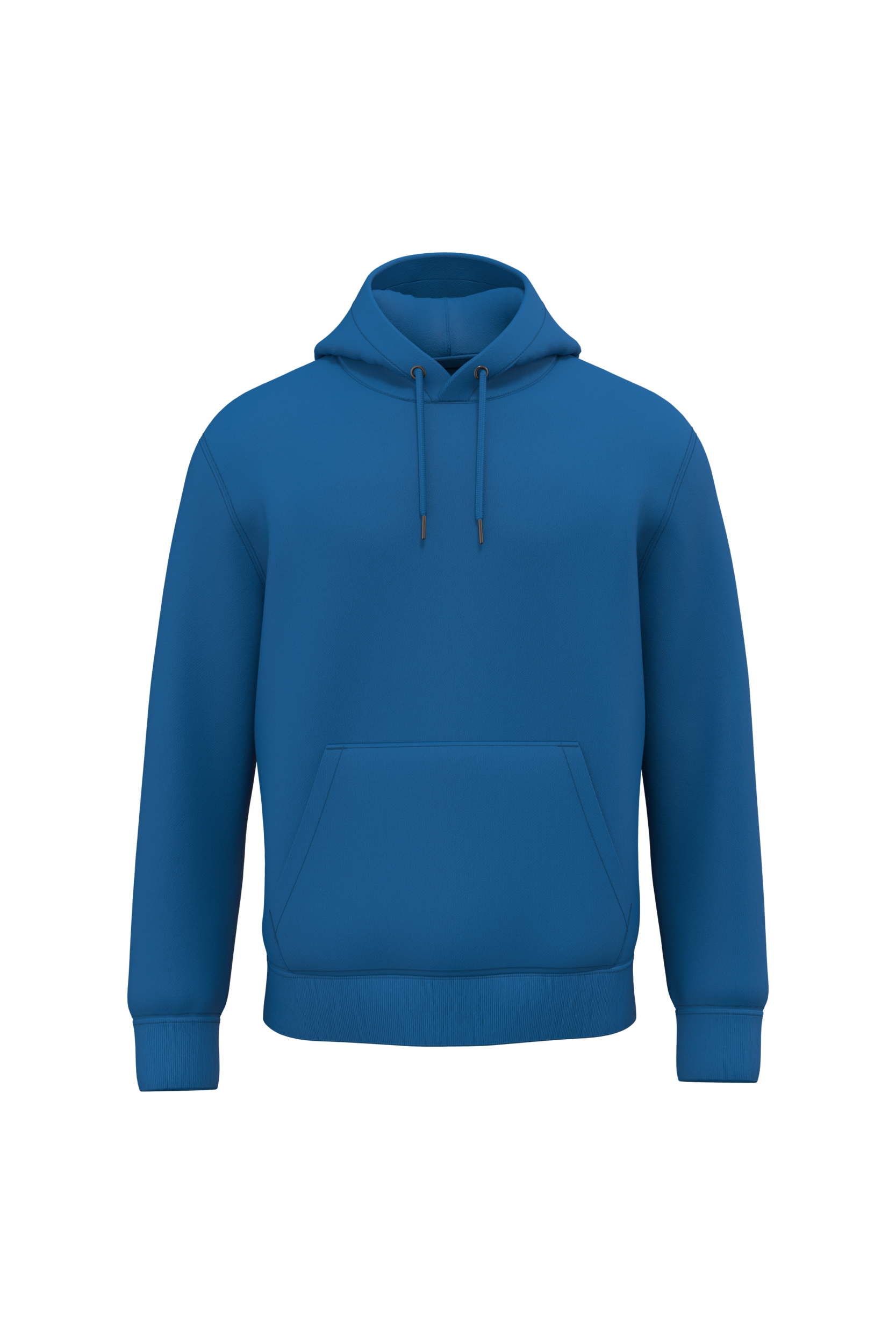 Native Spirit Ecologische uniseks sweater met capuchon — Sea Blue