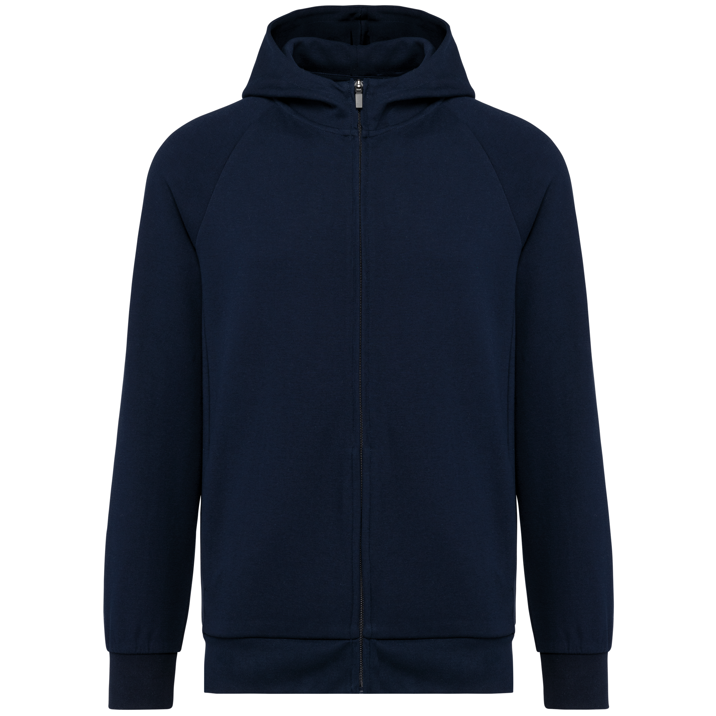 Kariban Premium Herenjasje met rits en capuchon — Deep Navy